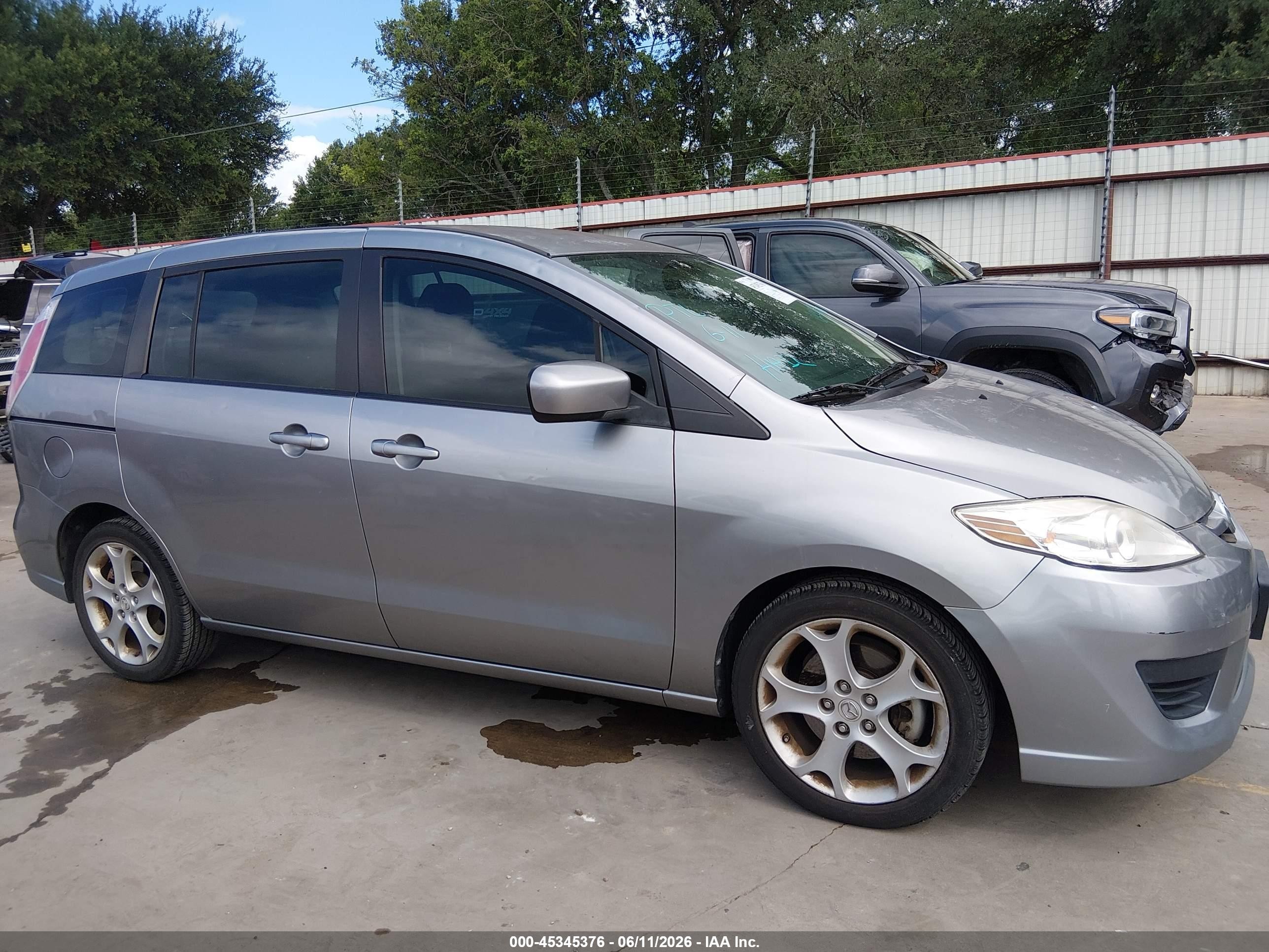 2010 Mazda Mazda5 Sport Gray vin: JM1CR2W34A0386746