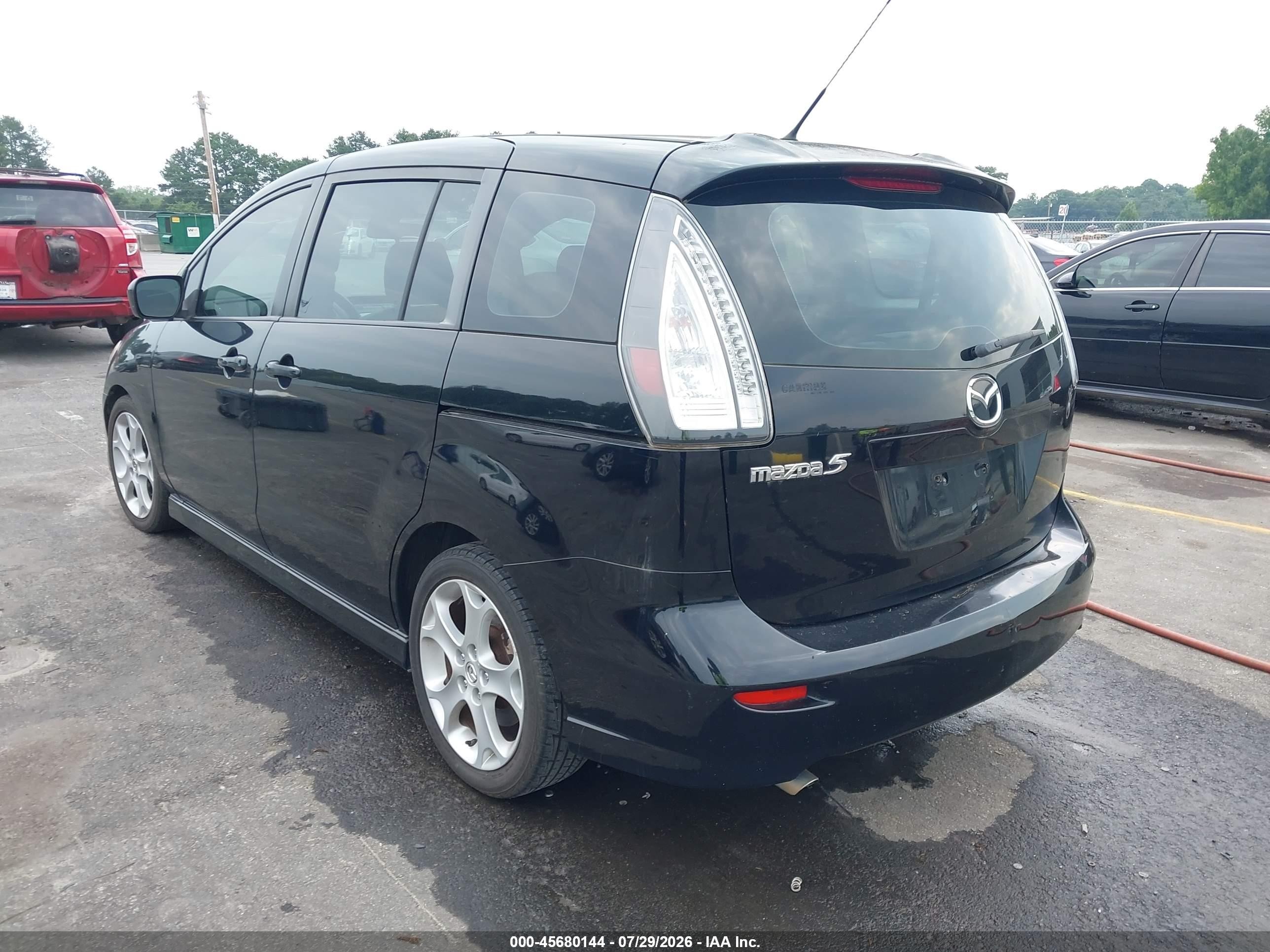 2010 Mazda Mazda5 Grand Touring Black vin: JM1CR2W35A0363119