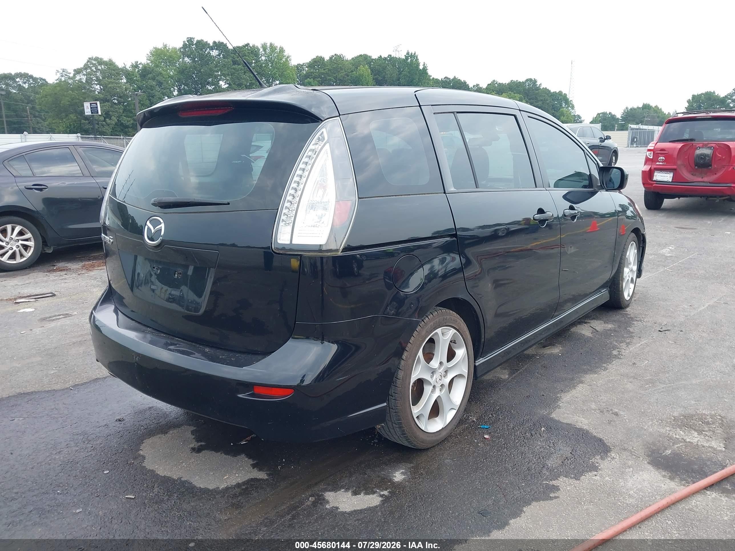 2010 Mazda Mazda5 Grand Touring Black vin: JM1CR2W35A0363119