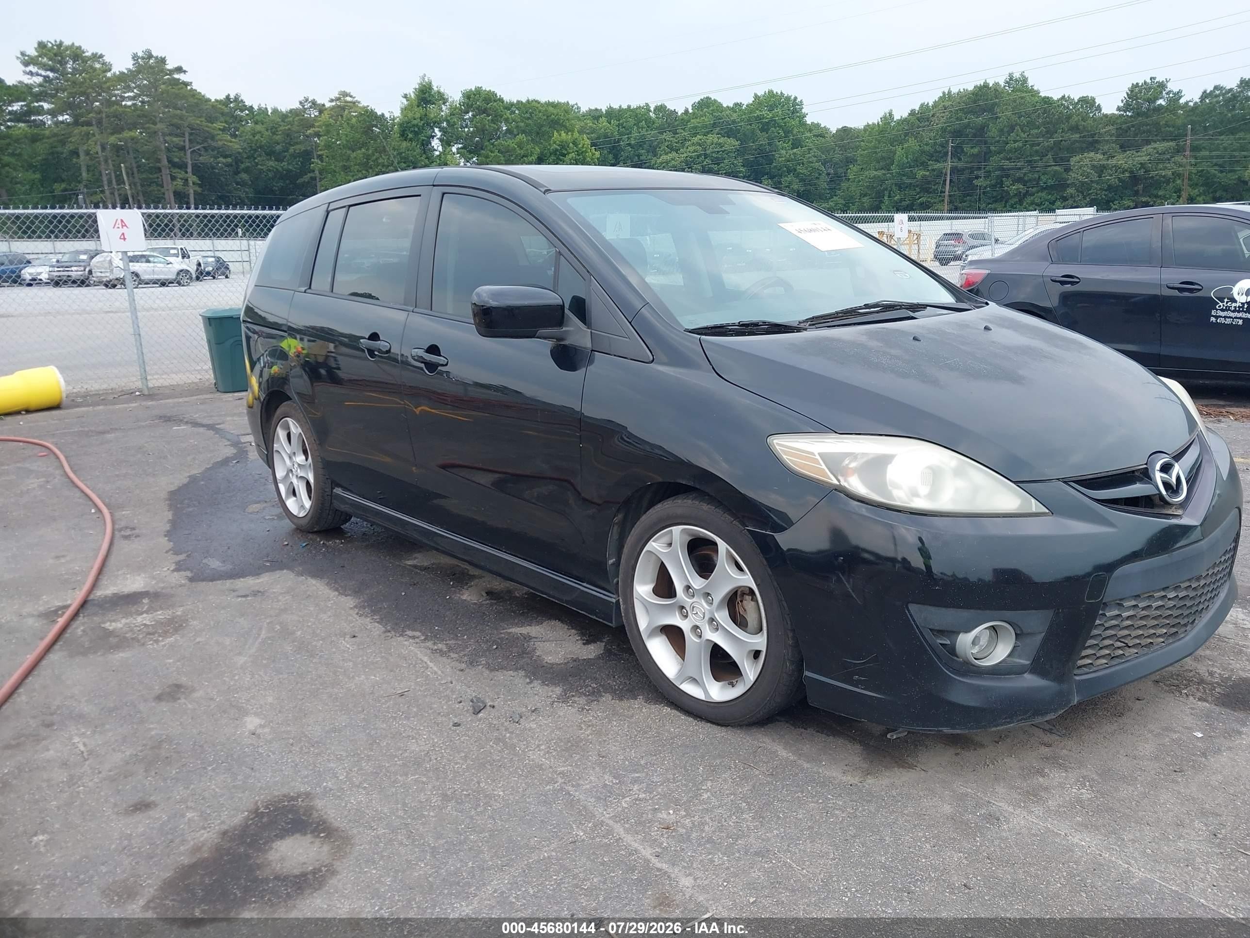 2010 Mazda Mazda5 Grand Touring Black vin: JM1CR2W35A0363119