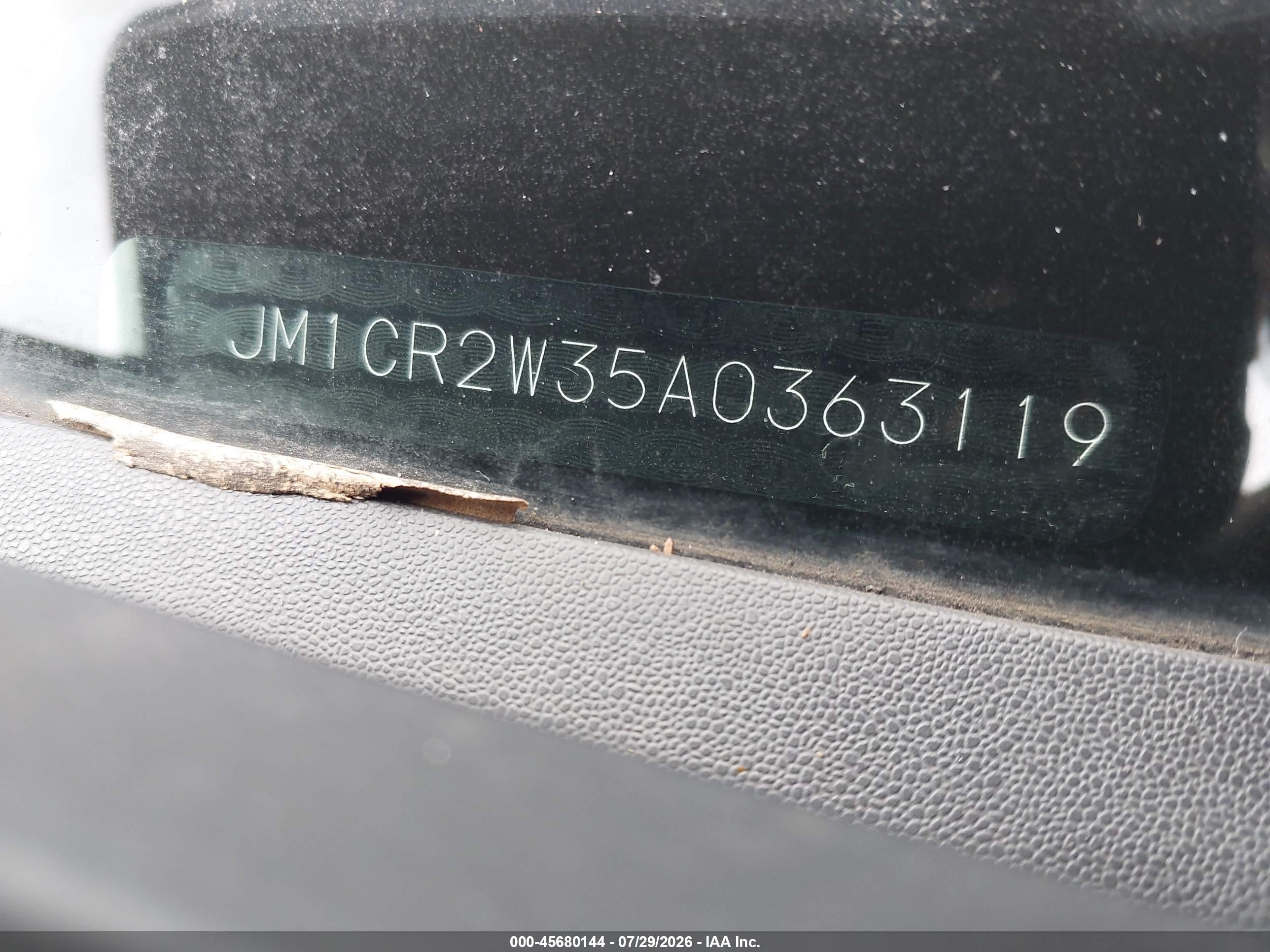 2010 Mazda Mazda5 Grand Touring Black vin: JM1CR2W35A0363119