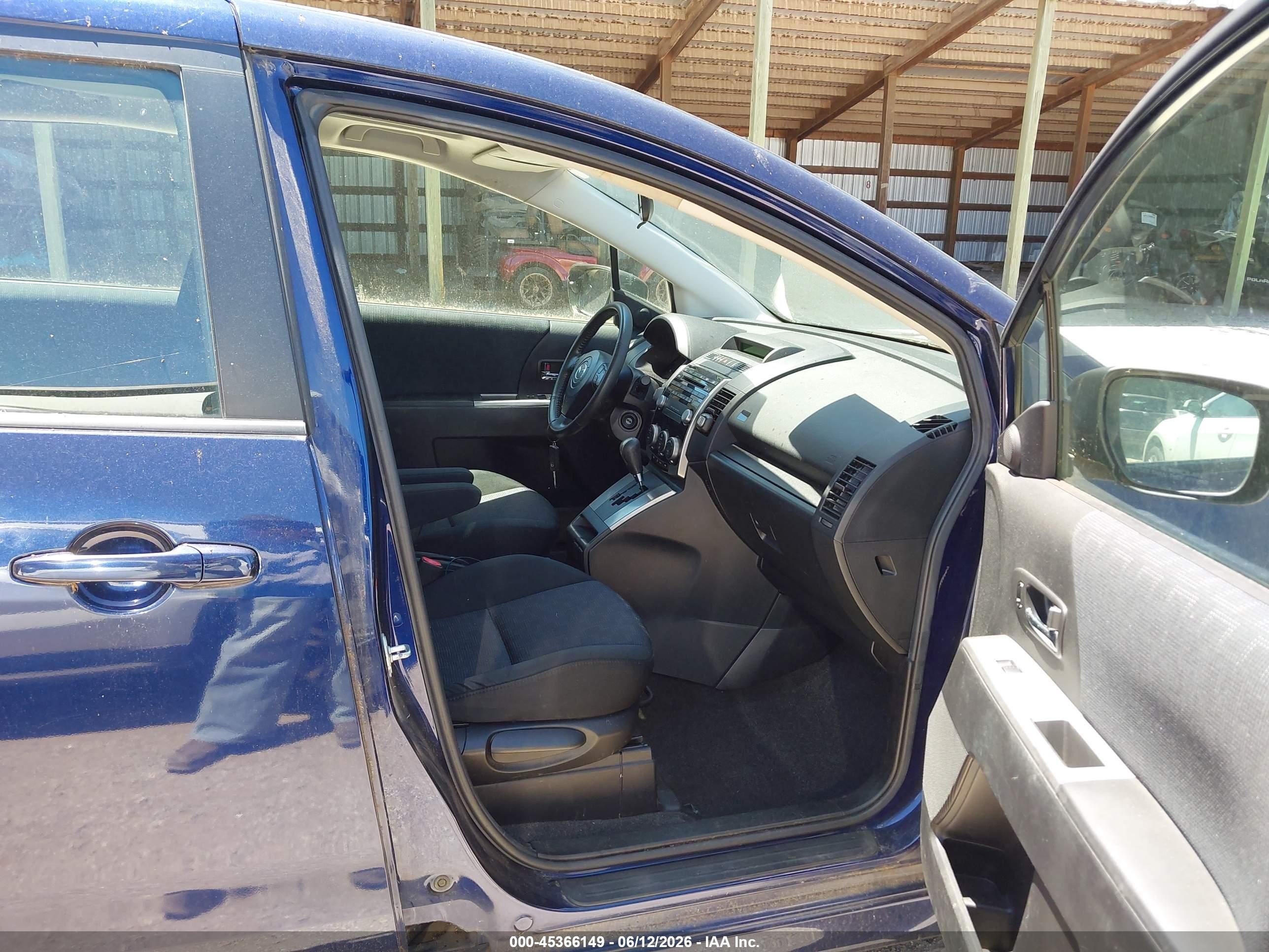 2010 Mazda Mazda5 Touring Blue vin: JM1CR2W35A0370152