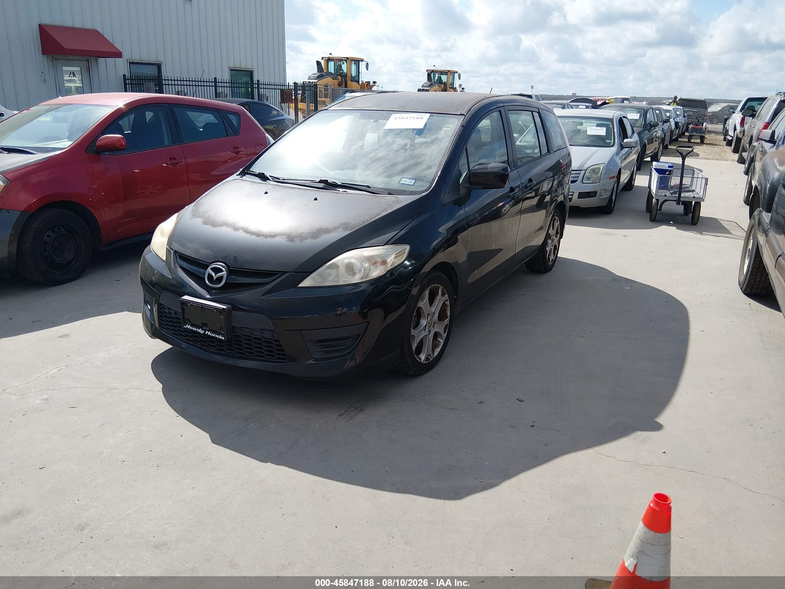 2010 Mazda Mazda5 Sport Black vin: JM1CR2W35A0376145