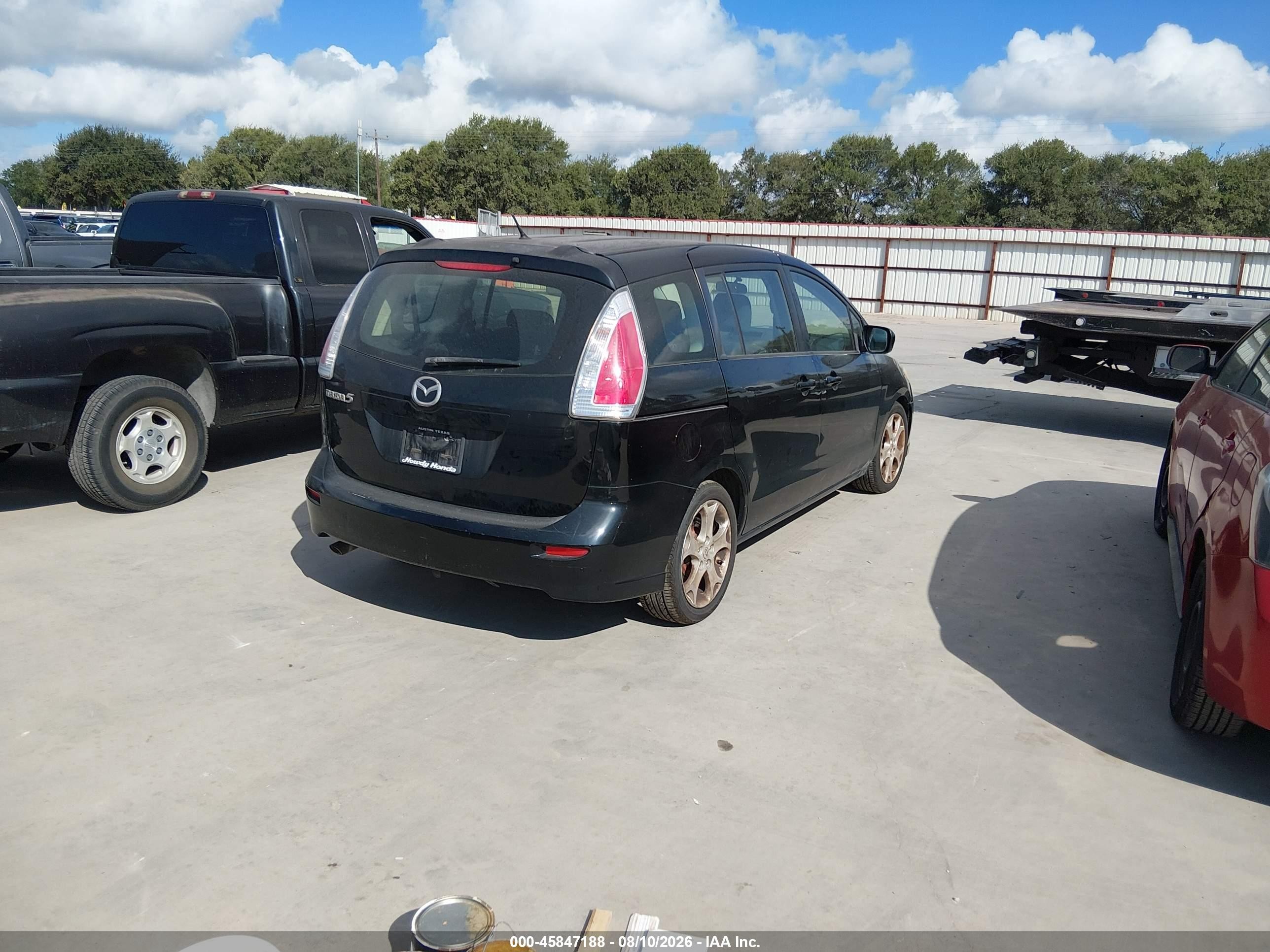 2010 Mazda Mazda5 Sport Black vin: JM1CR2W35A0376145