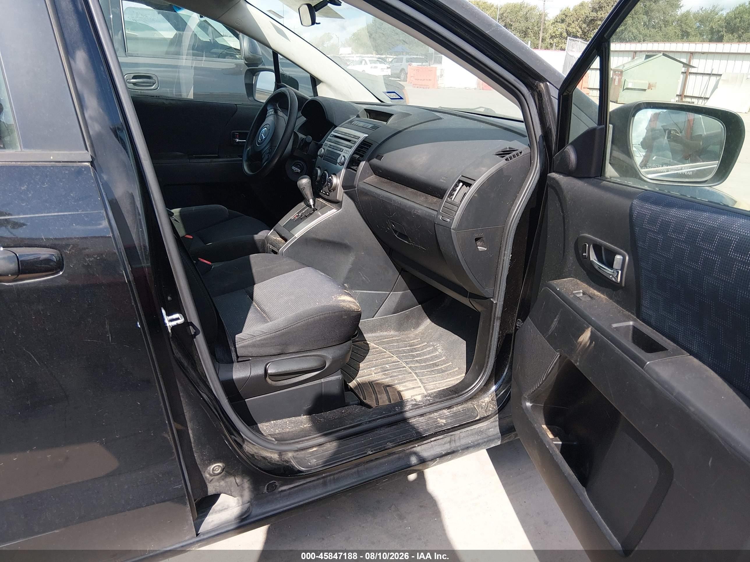 2010 Mazda Mazda5 Sport Black vin: JM1CR2W35A0376145