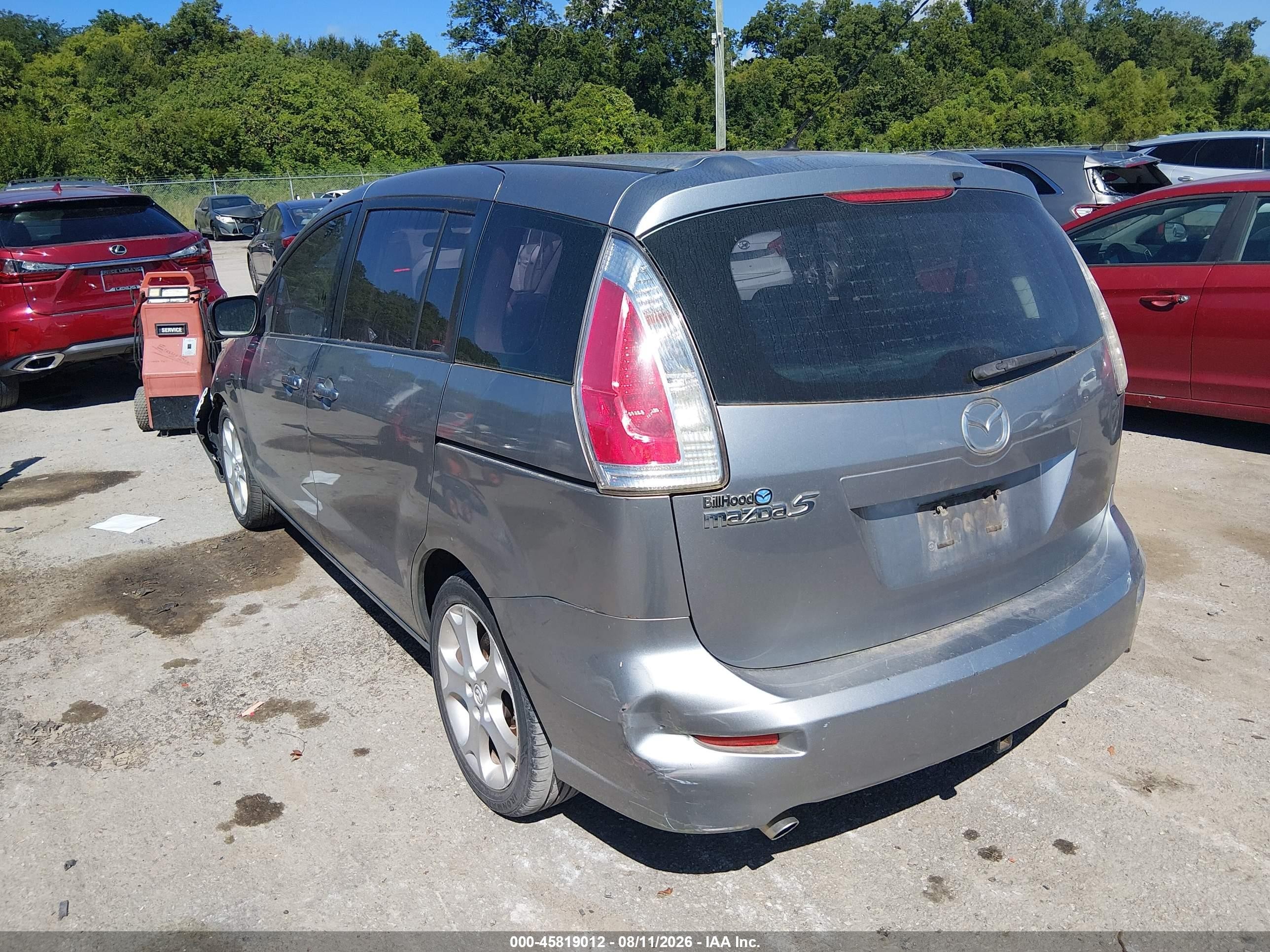 2010 Mazda Mazda5 Sport Silver vin: JM1CR2W35A0388005