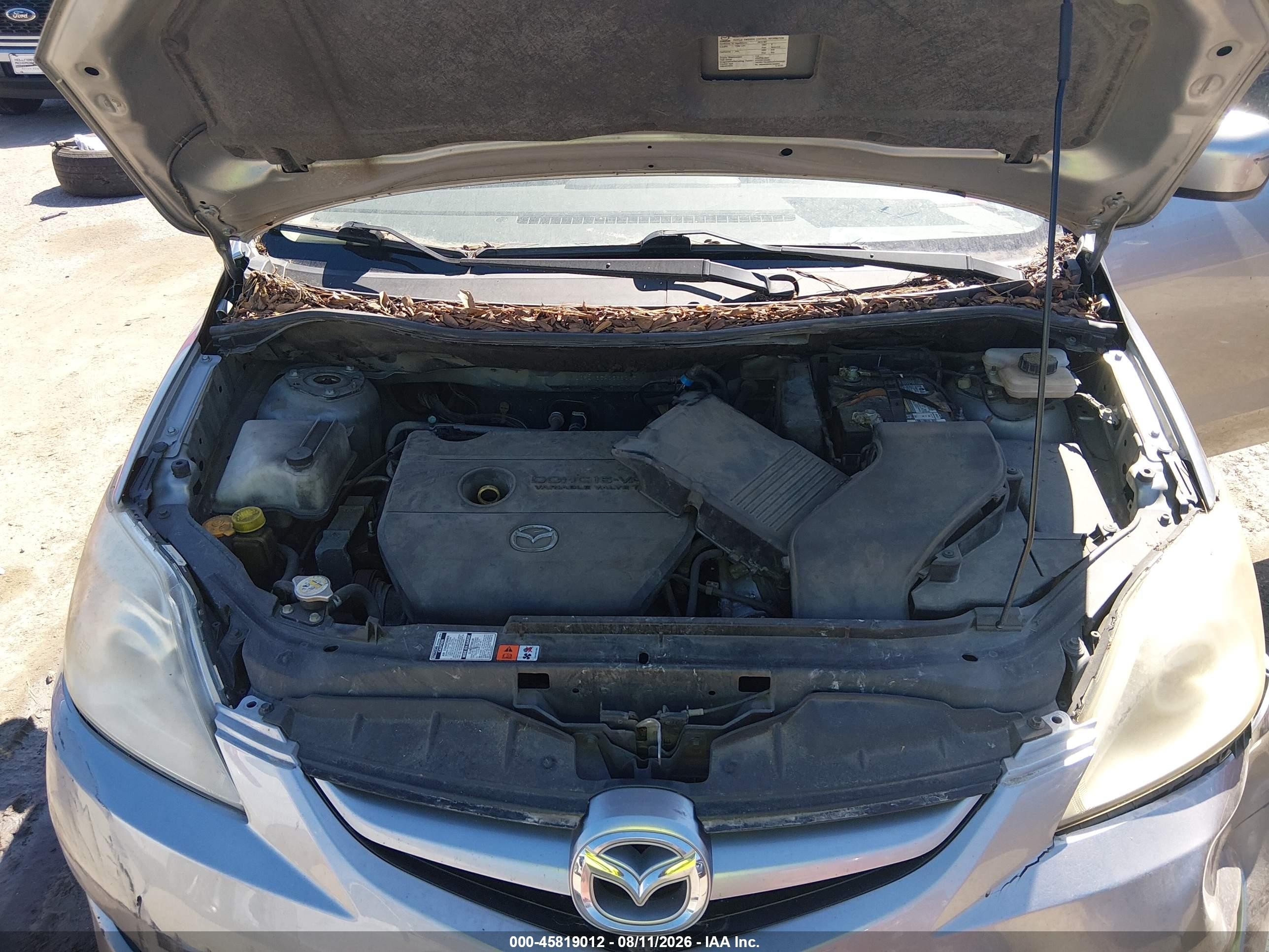 2010 Mazda Mazda5 Sport Silver vin: JM1CR2W35A0388005