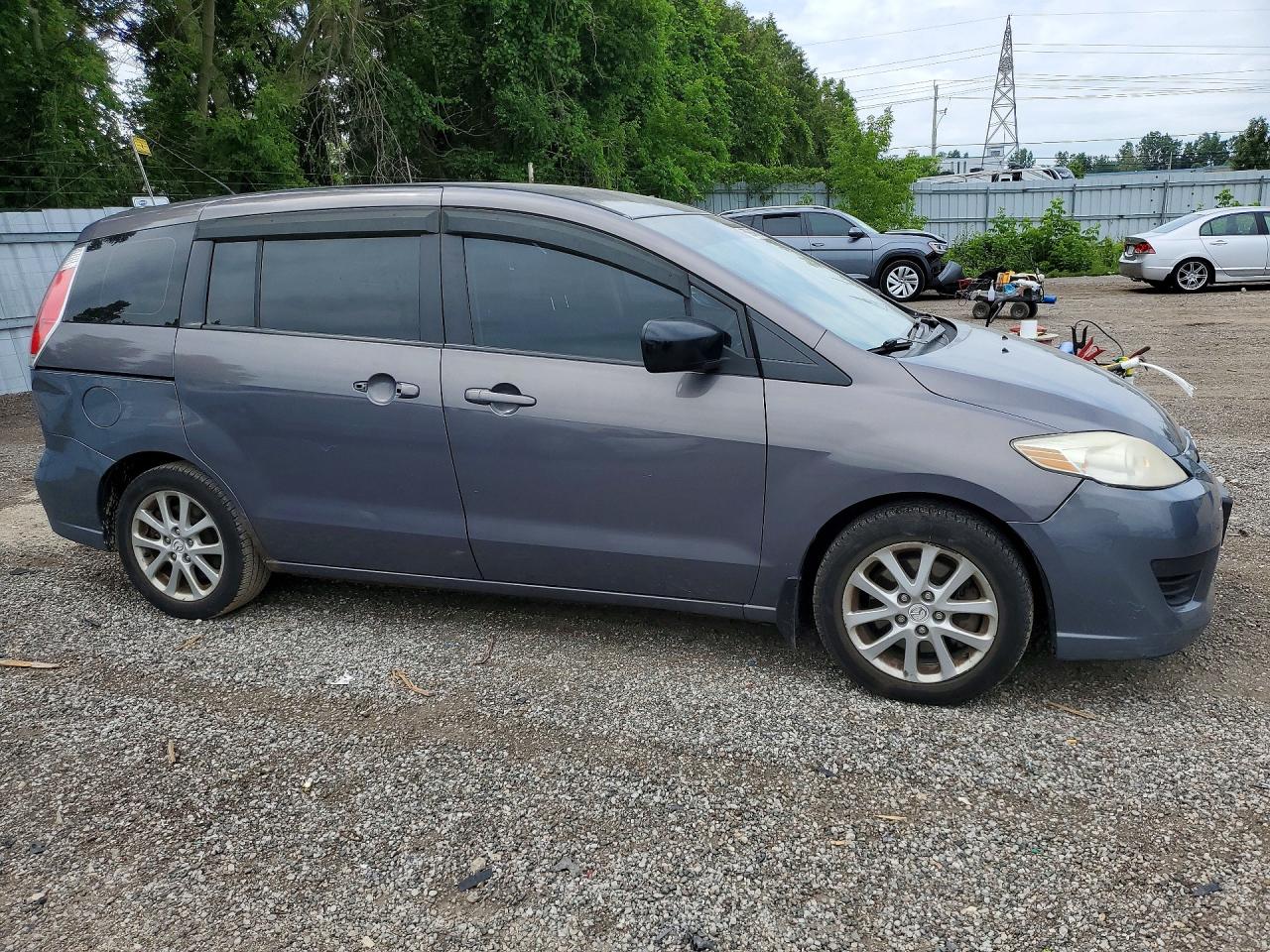 2010 Mazda 5 Gray vin: JM1CR2W37A0377118