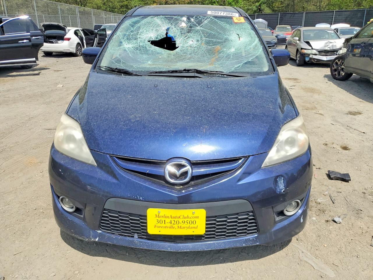 2010 Mazda 5 Blue vin: JM1CR2W37A0386580
