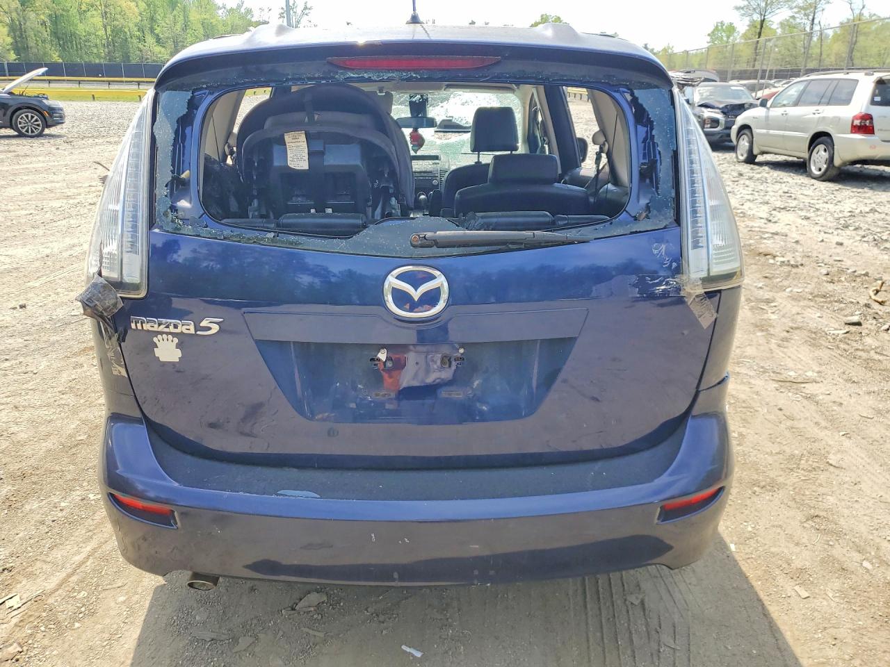 2010 Mazda 5 Blue vin: JM1CR2W37A0386580