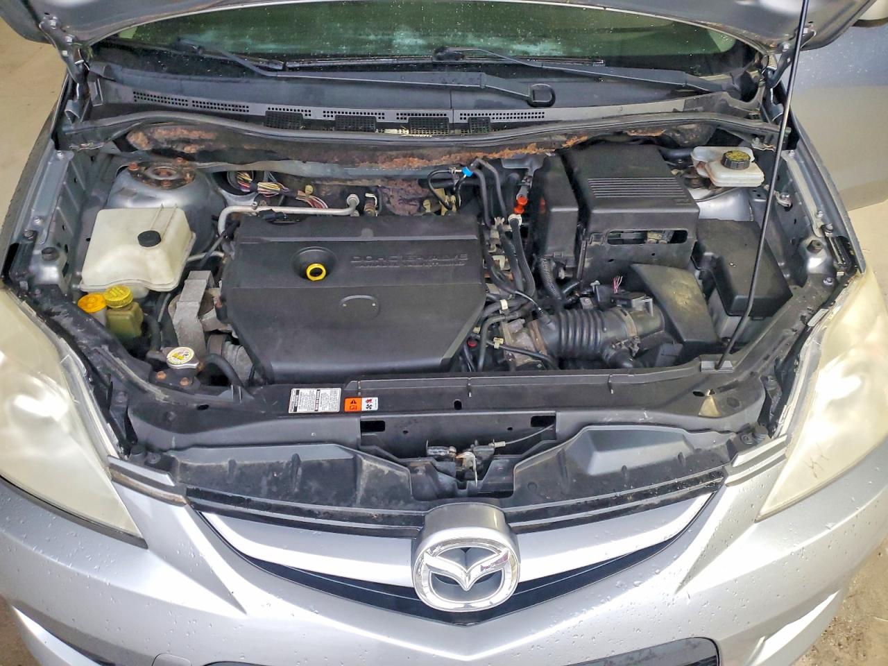 2010 Mazda 5 Silver vin: JM1CR2W37A0389205