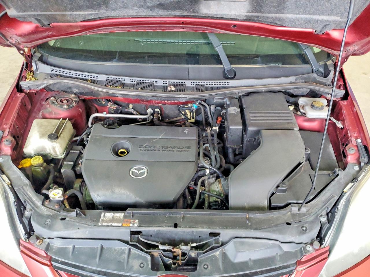 2010 Mazda 5 Красный vin: JM1CR2W38A0384840