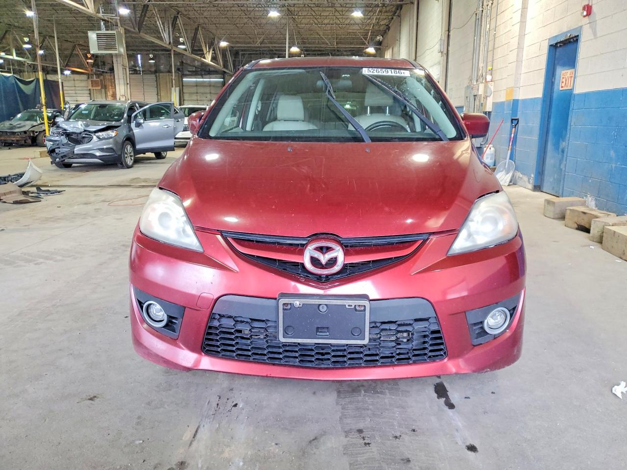 2010 Mazda 5 Красный vin: JM1CR2W38A0384840