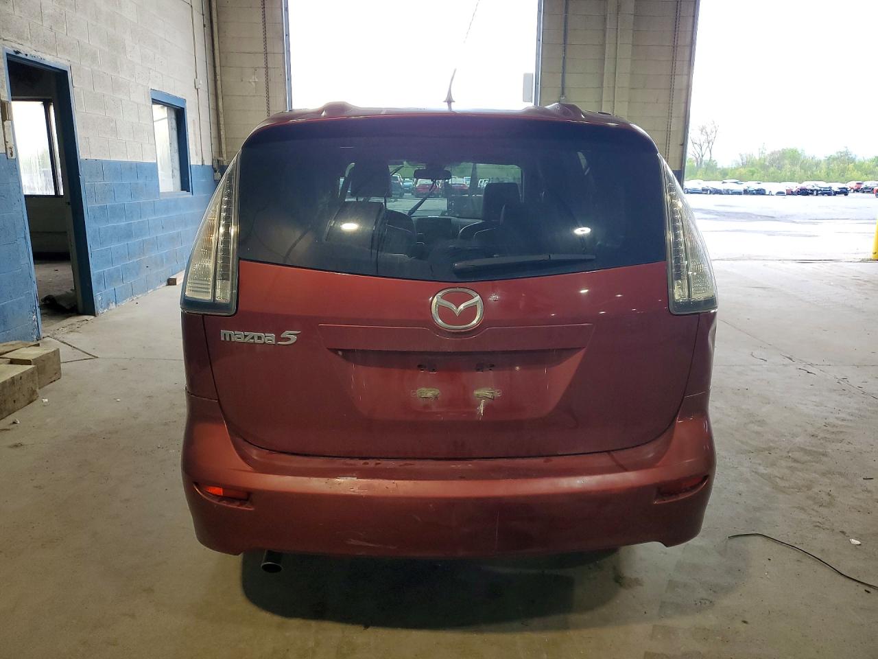 2010 Mazda 5 Красный vin: JM1CR2W38A0384840