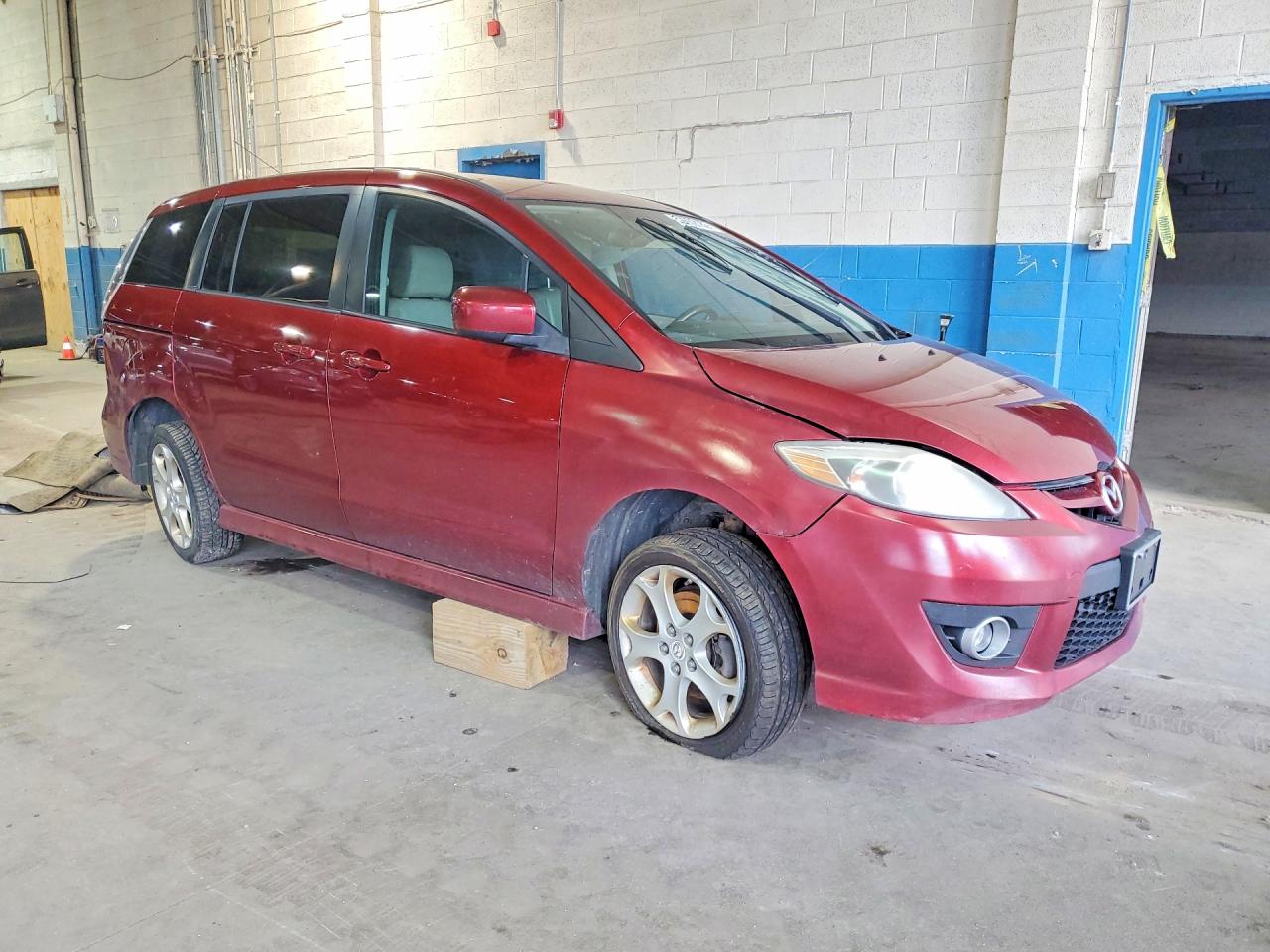 2010 Mazda 5 Красный vin: JM1CR2W38A0384840
