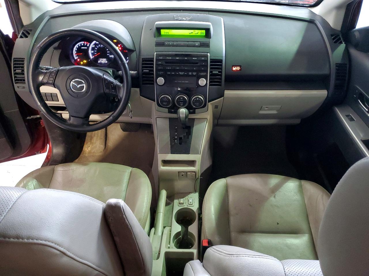 2010 Mazda 5 Красный vin: JM1CR2W38A0384840