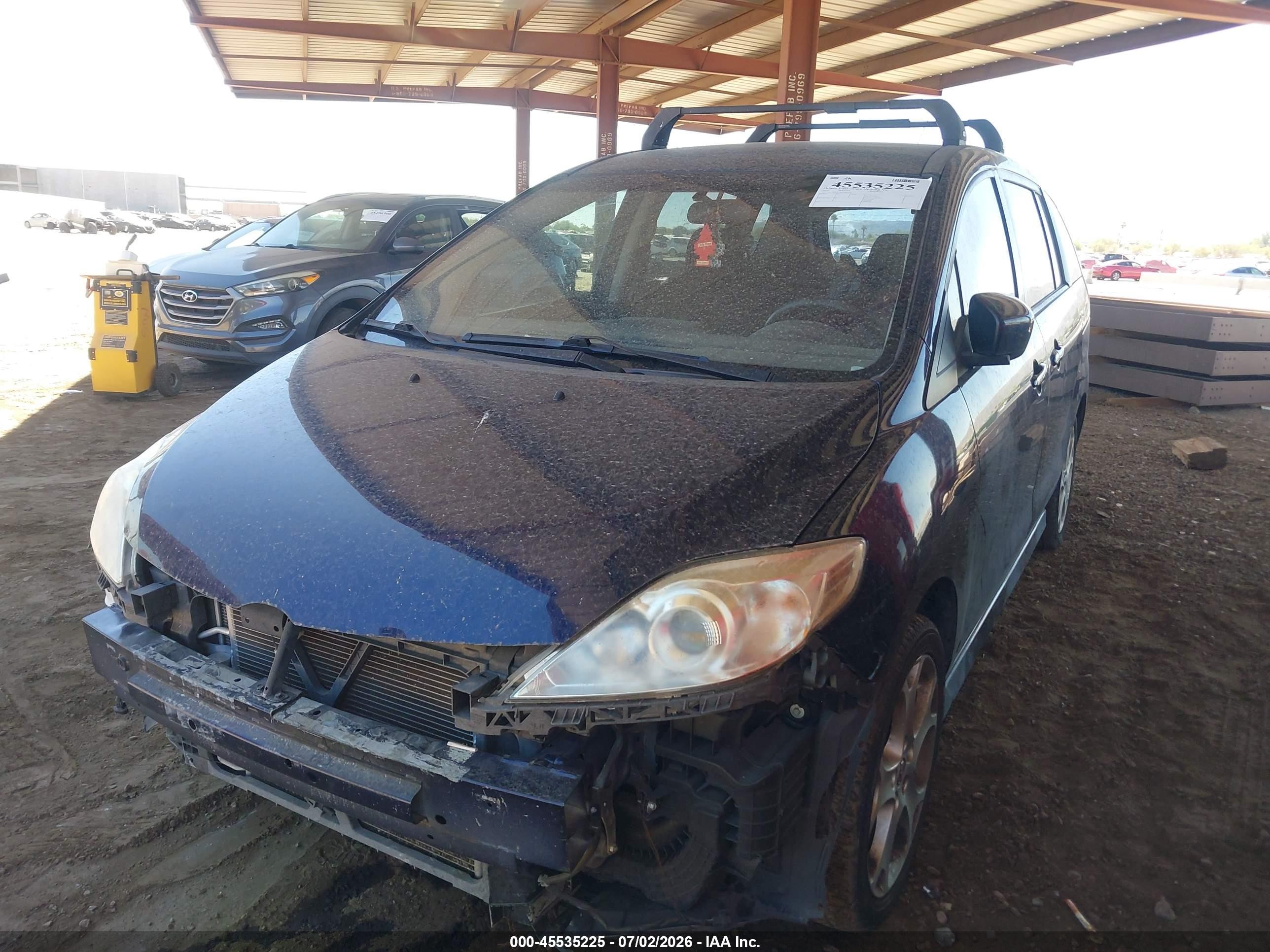 2010 Mazda Mazda5 Sport Синий vin: JM1CR2W3XA0384144