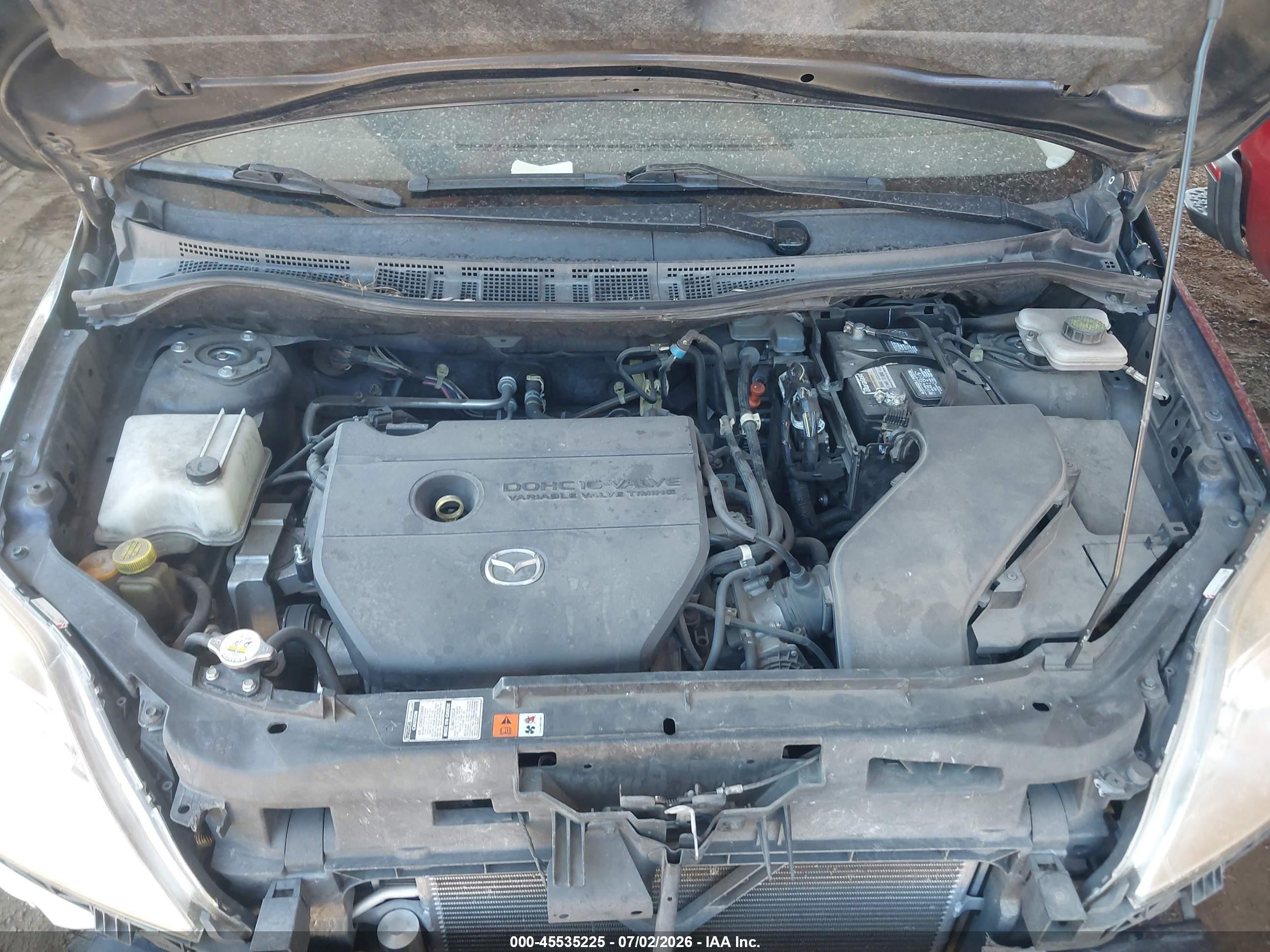 2010 Mazda Mazda5 Sport Синий vin: JM1CR2W3XA0384144