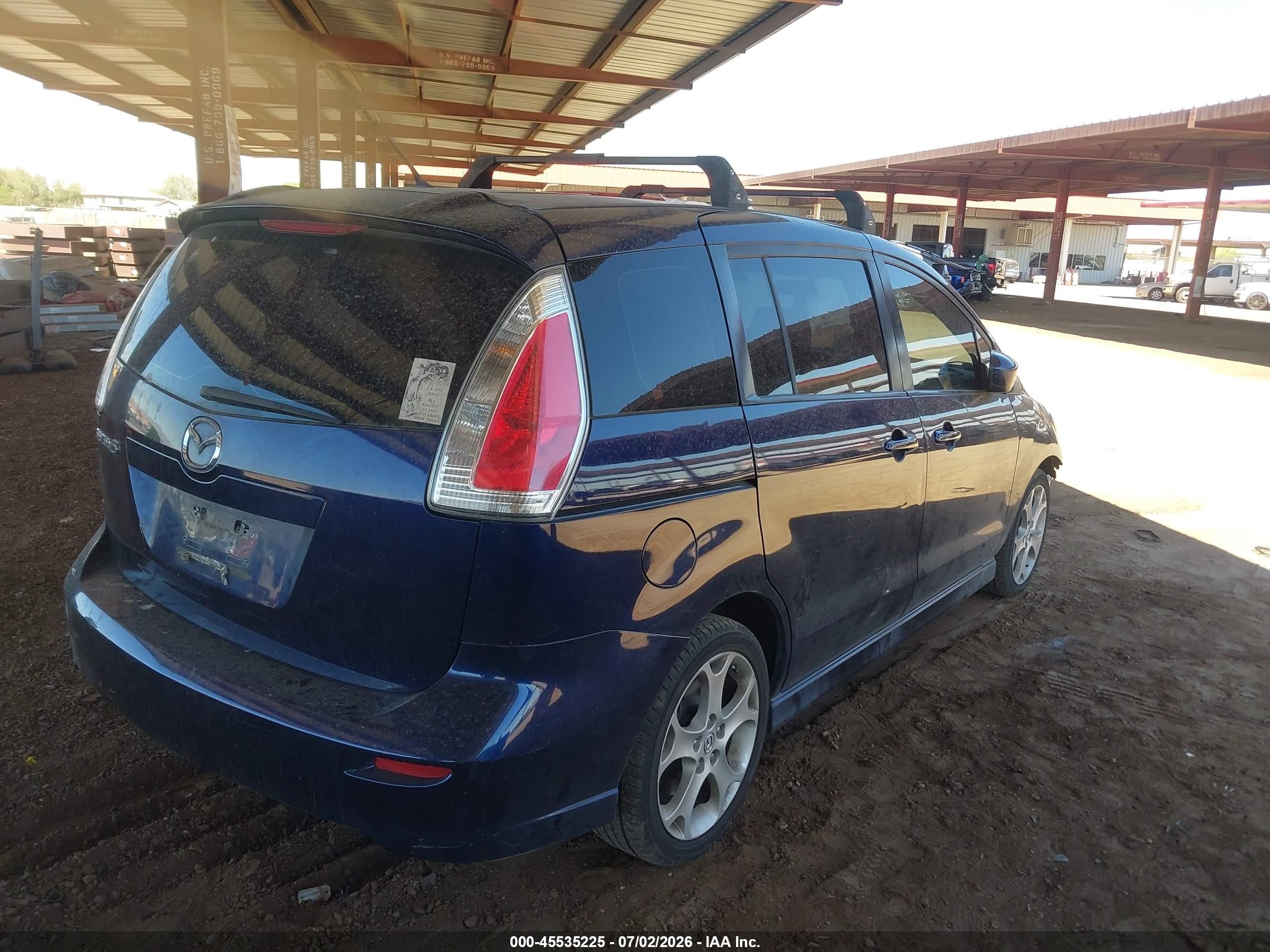 2010 Mazda Mazda5 Sport Синий vin: JM1CR2W3XA0384144
