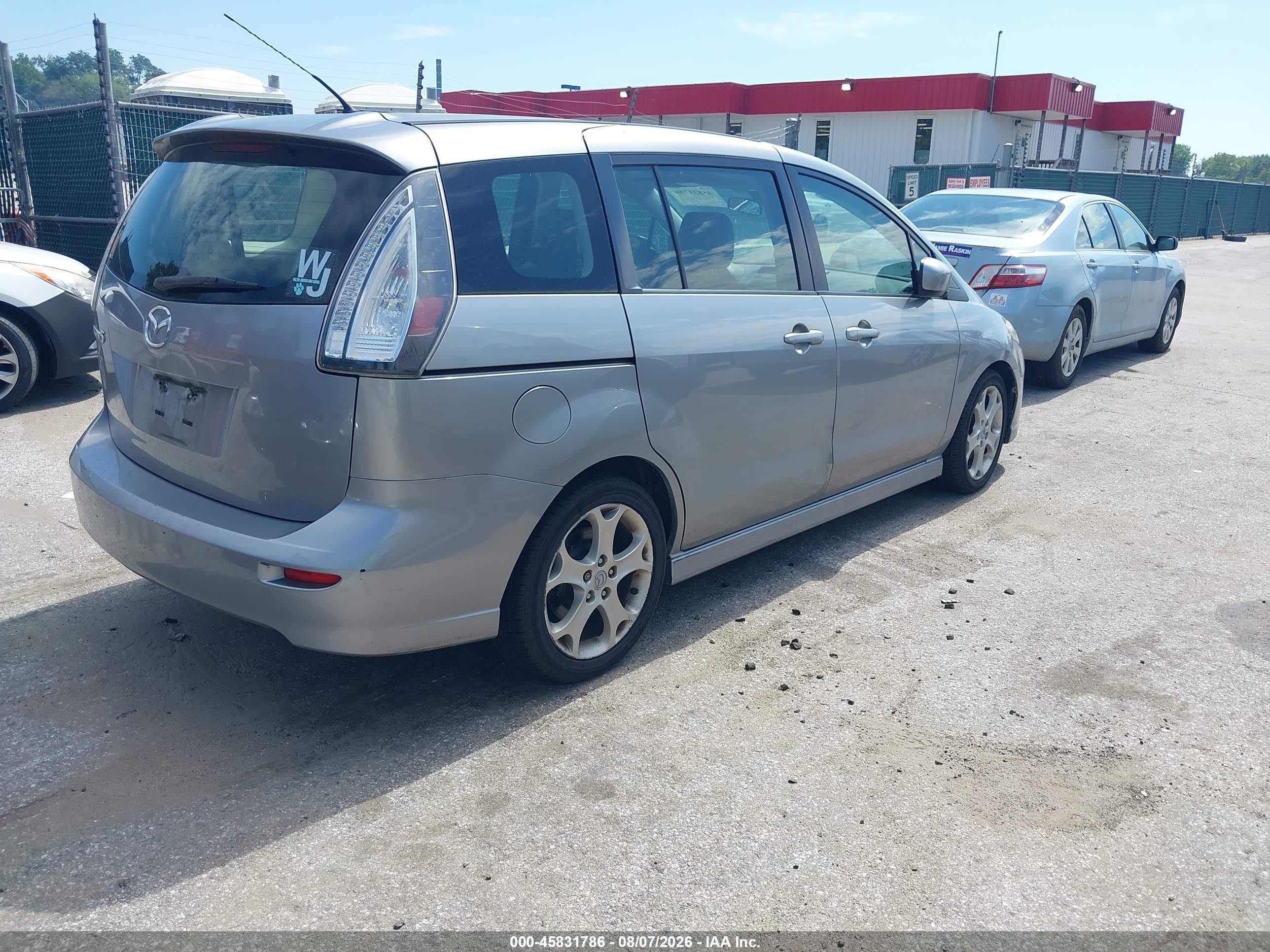 2010 Mazda Mazda5 Grand Touring Серебряный vin: JM1CR2WL2A0387314