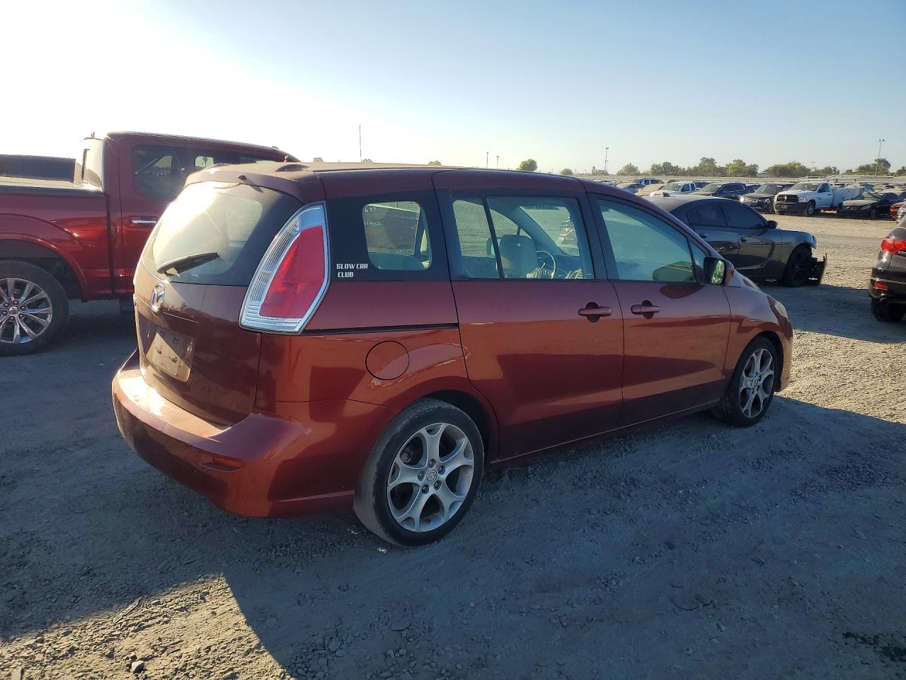 2010 Mazda 5 Red vin: JM1CR2WL5A0387923