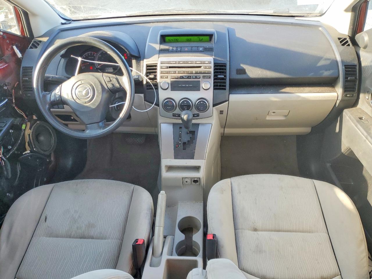 2010 Mazda 5 Red vin: JM1CR2WL5A0387923