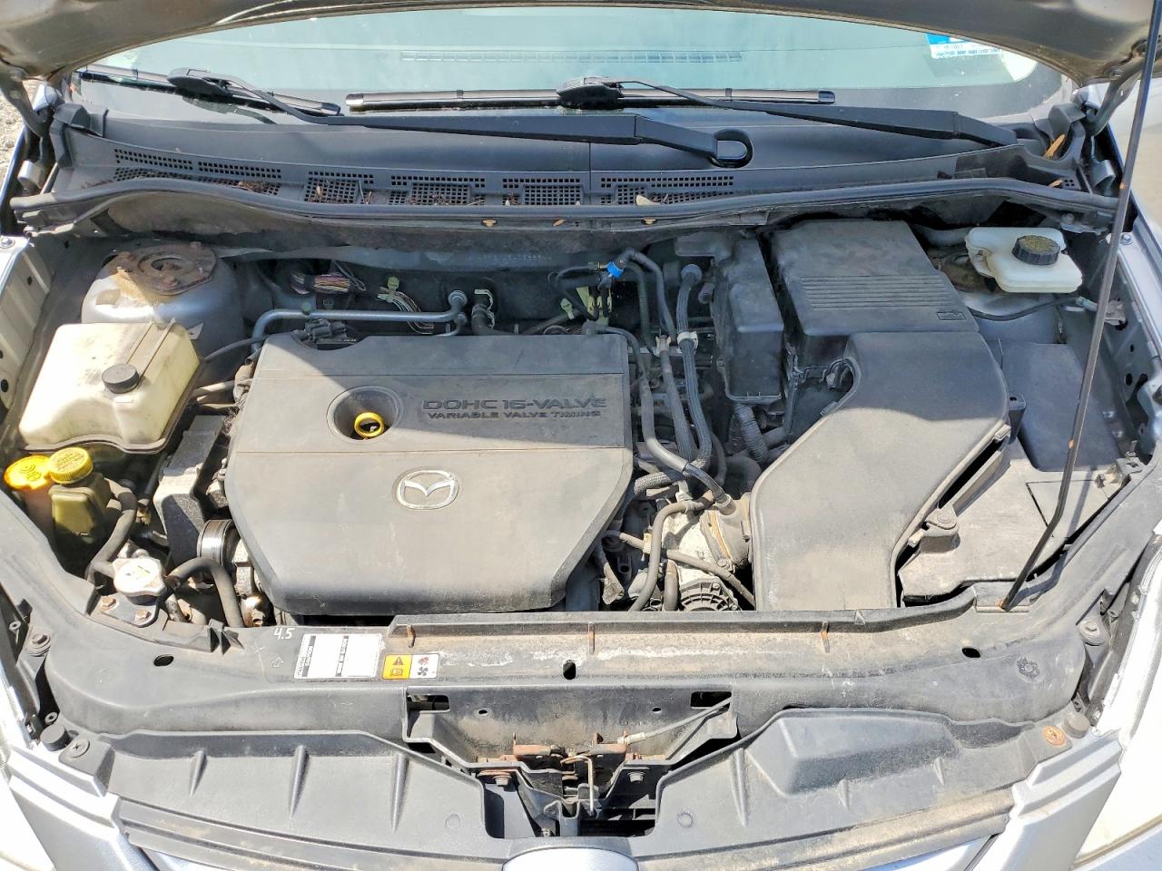 2010 Mazda 5 Silver vin: JM1CR2WL5A0388344