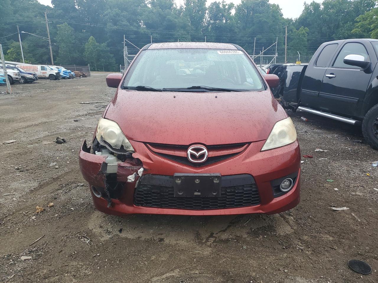 2010 Mazda 5 Burgundy vin: JM1CR2WL6A0380382