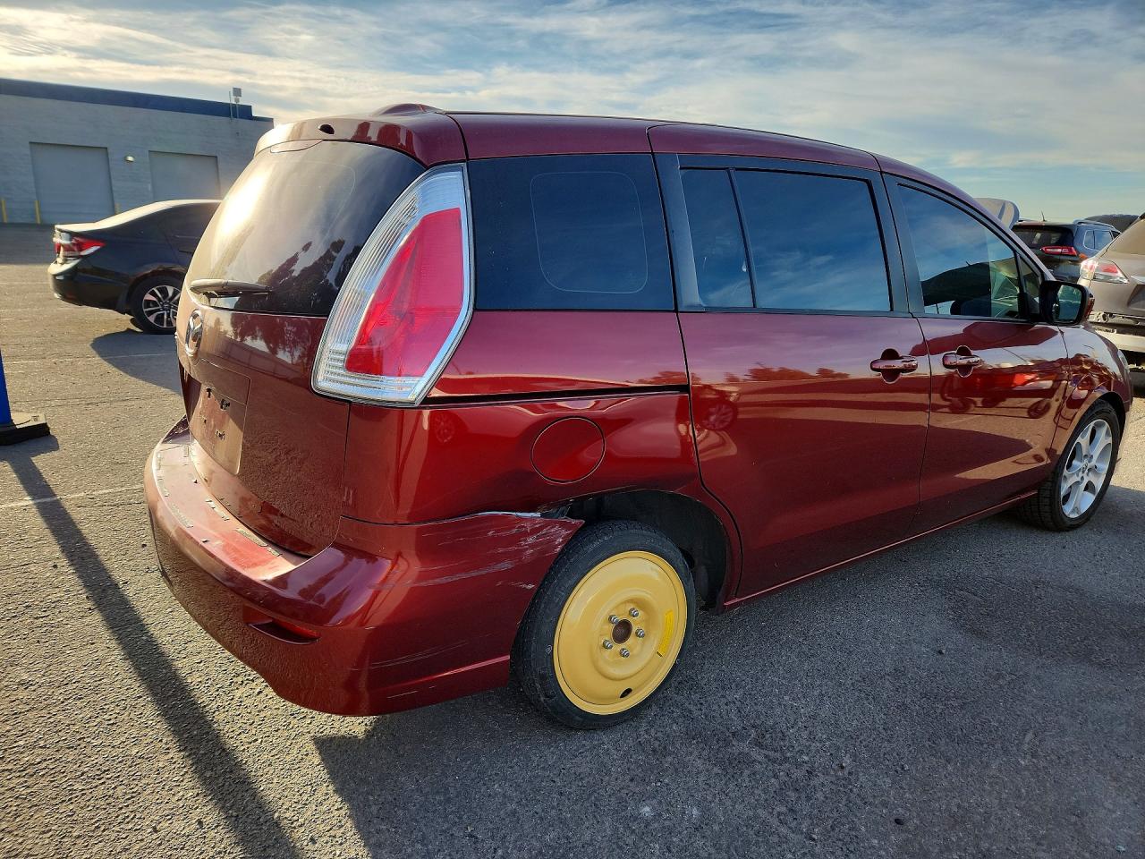 2010 Mazda Mazda5 Grand Touring Красный vin: JM1CR2WL7A0386160