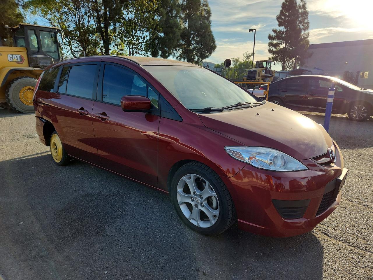 2010 Mazda Mazda5 Grand Touring Красный vin: JM1CR2WL7A0386160