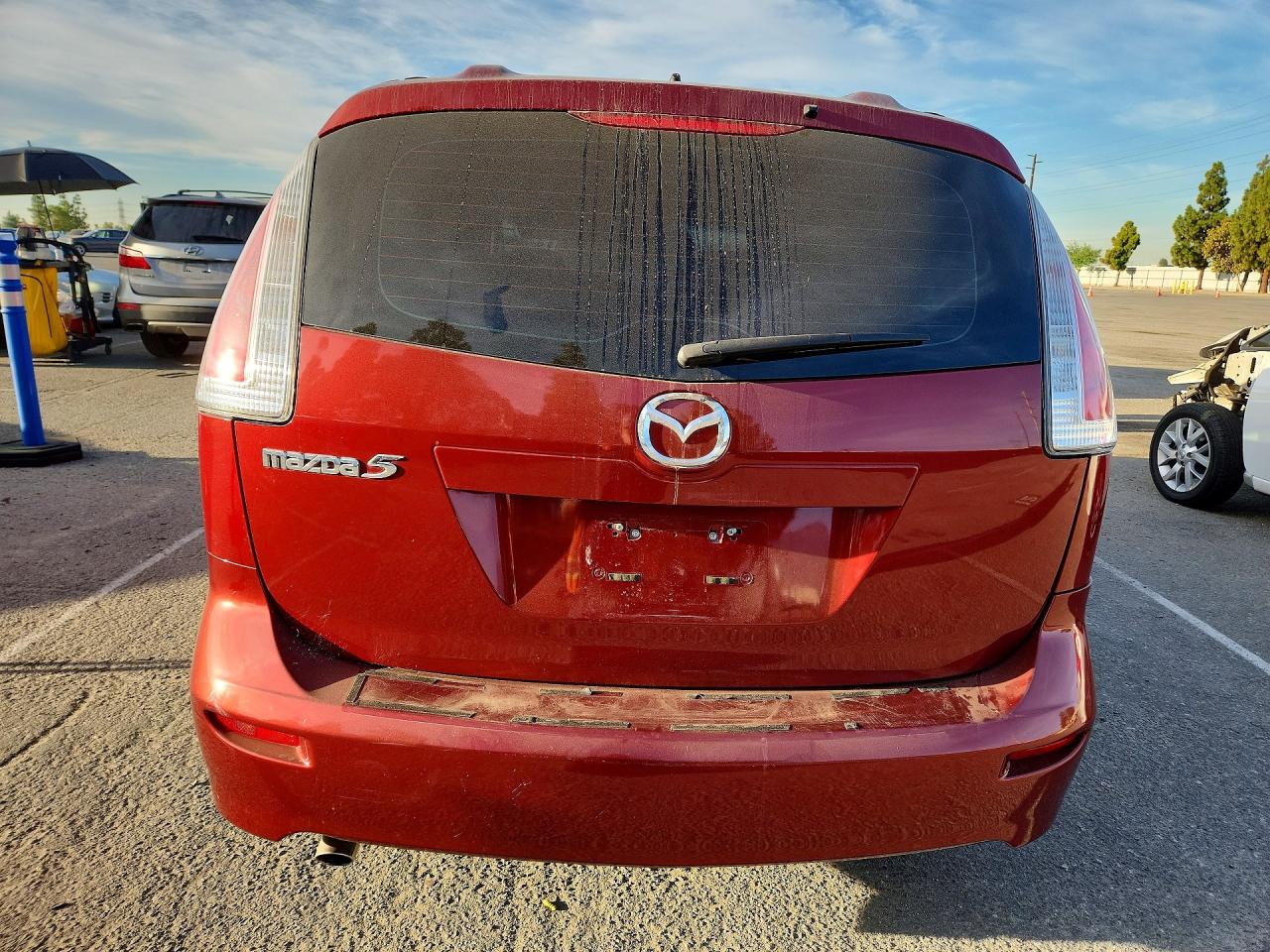 2010 Mazda Mazda5 Grand Touring Красный vin: JM1CR2WL7A0386160