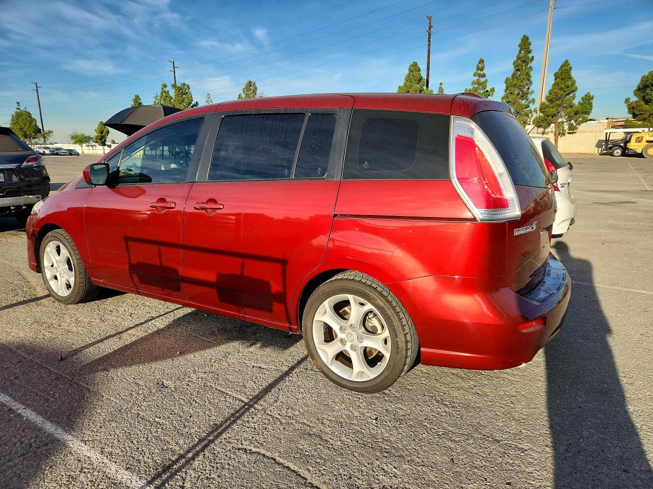 2010 Mazda Mazda5 Grand Touring Красный vin: JM1CR2WL7A0386160