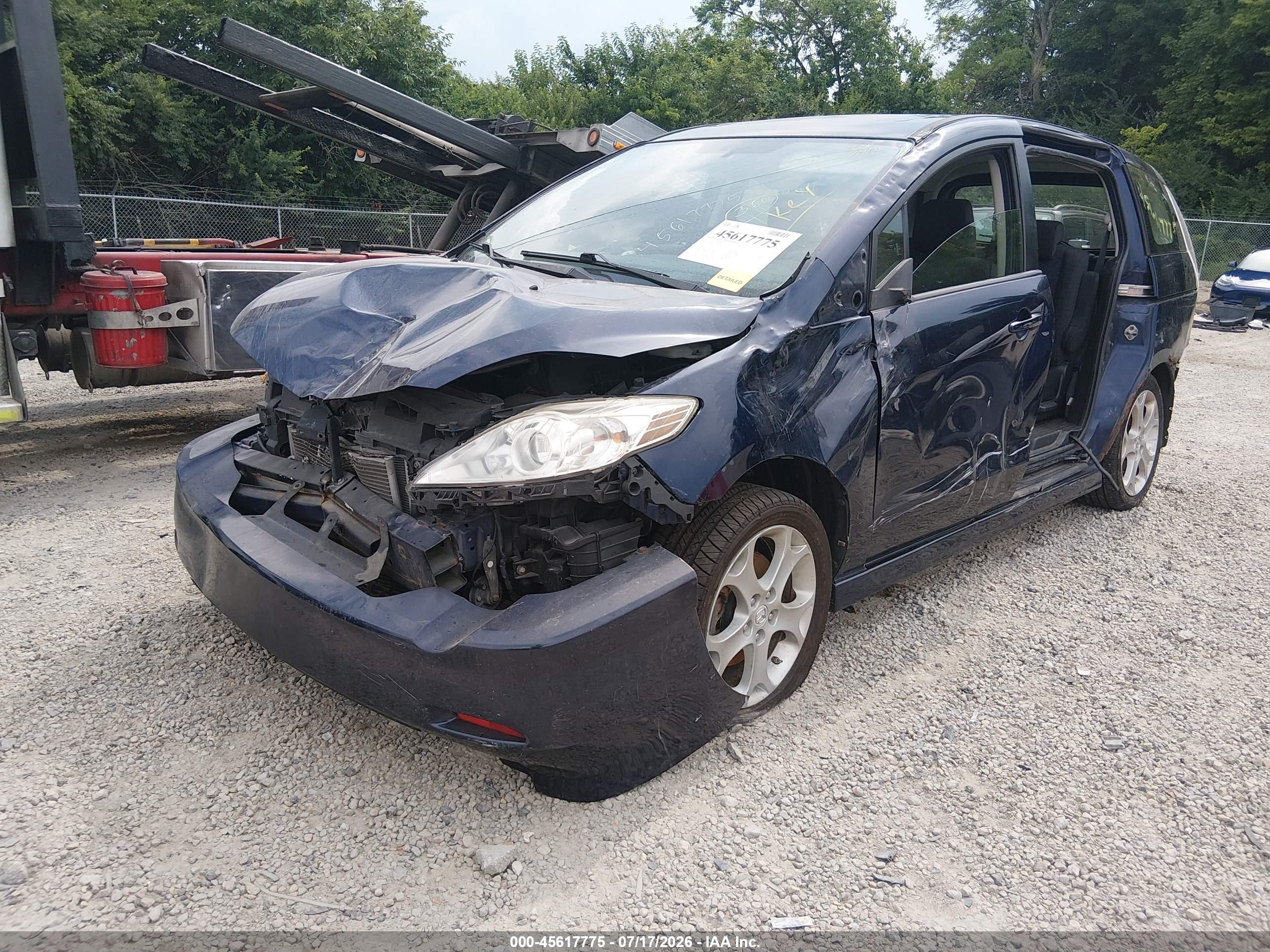 2010 Mazda Mazda5 Touring Blue vin: JM1CR2WL7A0387082