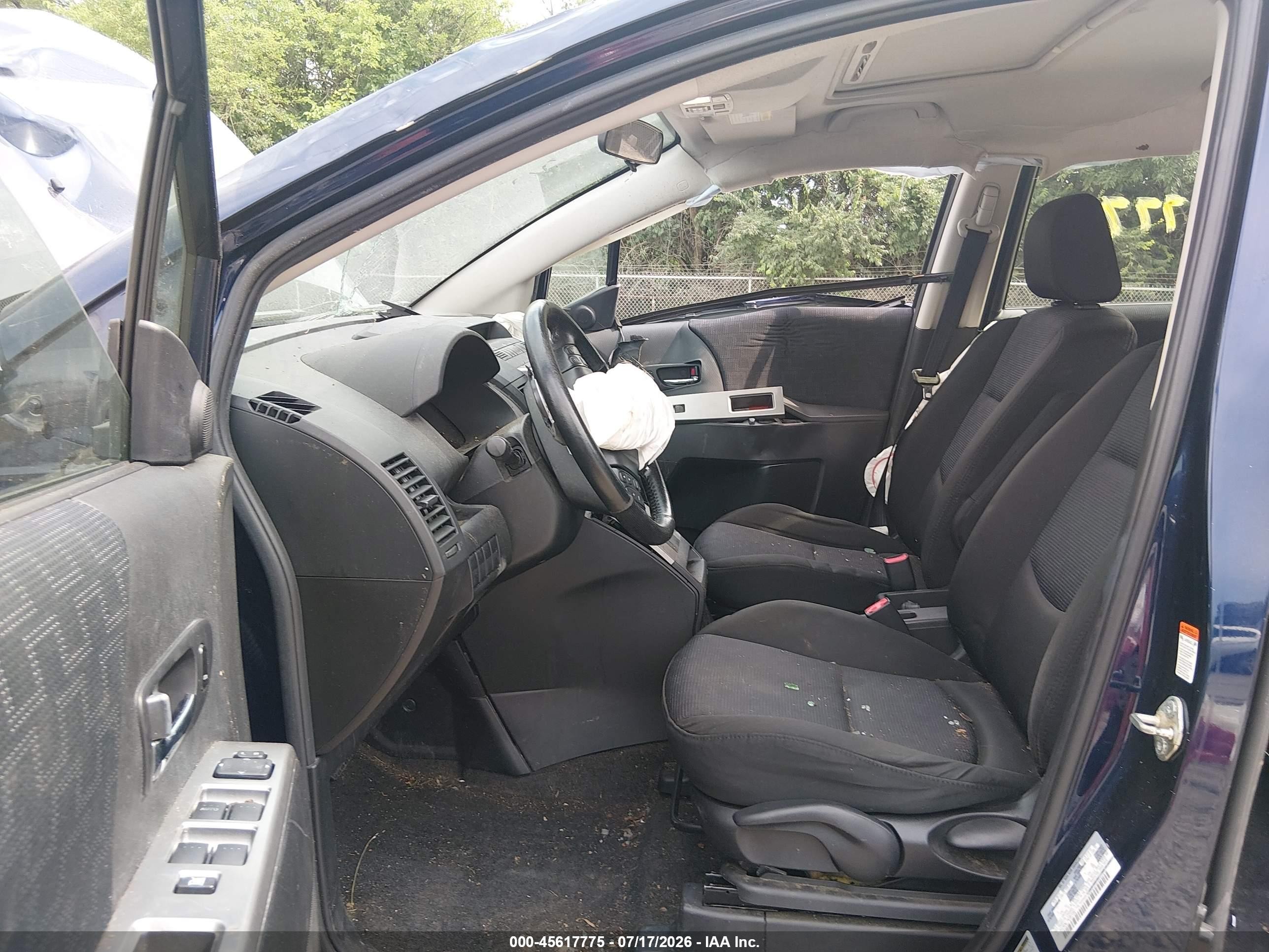 2010 Mazda Mazda5 Touring Blue vin: JM1CR2WL7A0387082