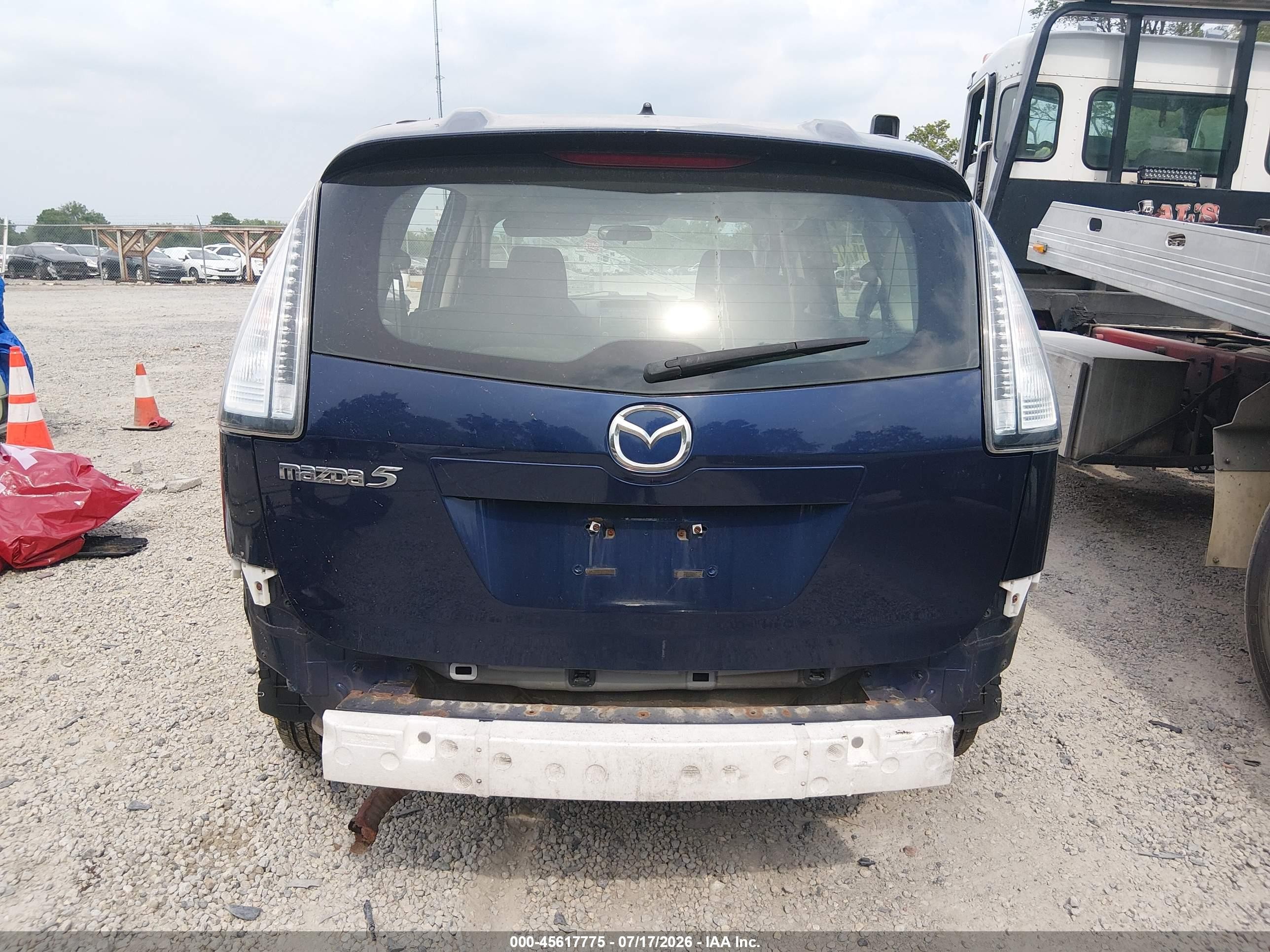 2010 Mazda Mazda5 Touring Blue vin: JM1CR2WL7A0387082