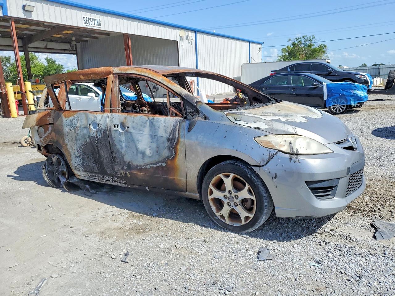 2010 Mazda 5 Silver vin: JM1CR2WL8A0383378