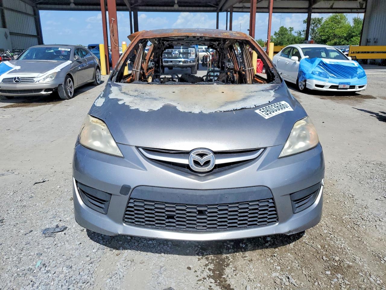 2010 Mazda 5 Silver vin: JM1CR2WL8A0383378