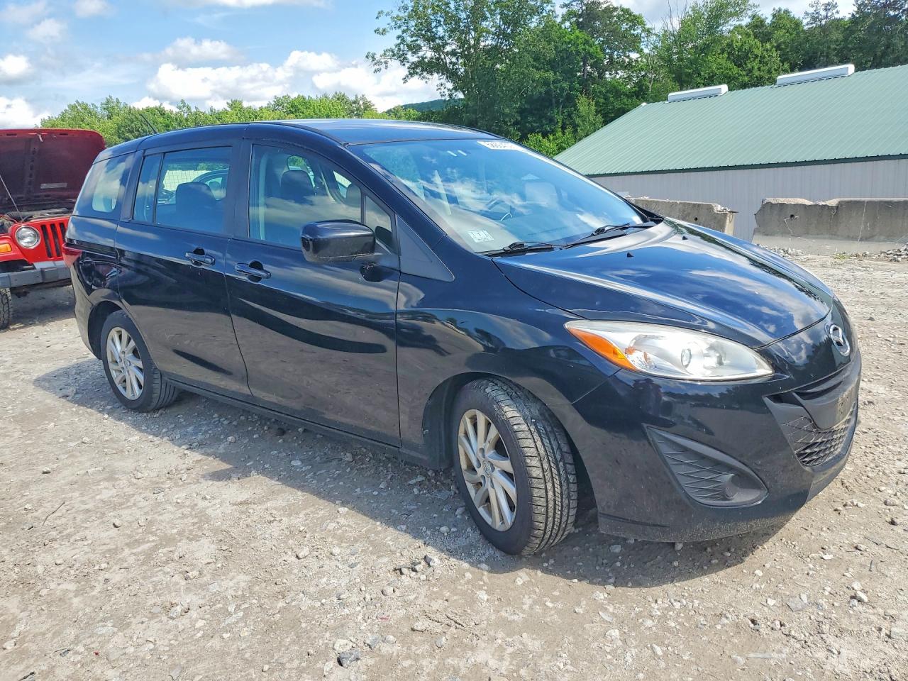 2012 Mazda 5 Black vin: JM1CW2BL0C0104832