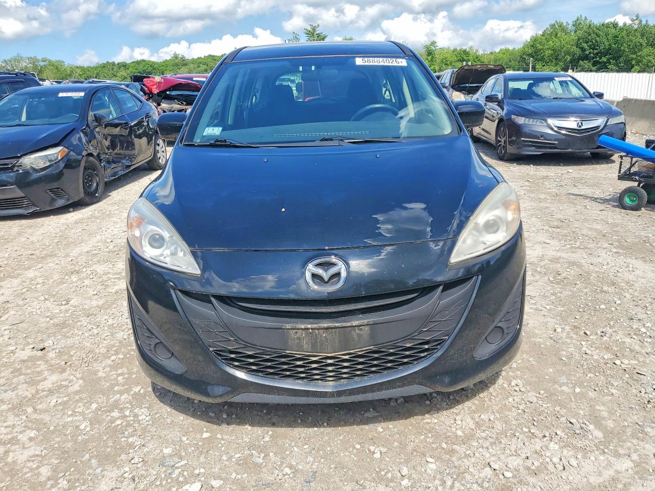 2012 Mazda 5 Black vin: JM1CW2BL0C0104832