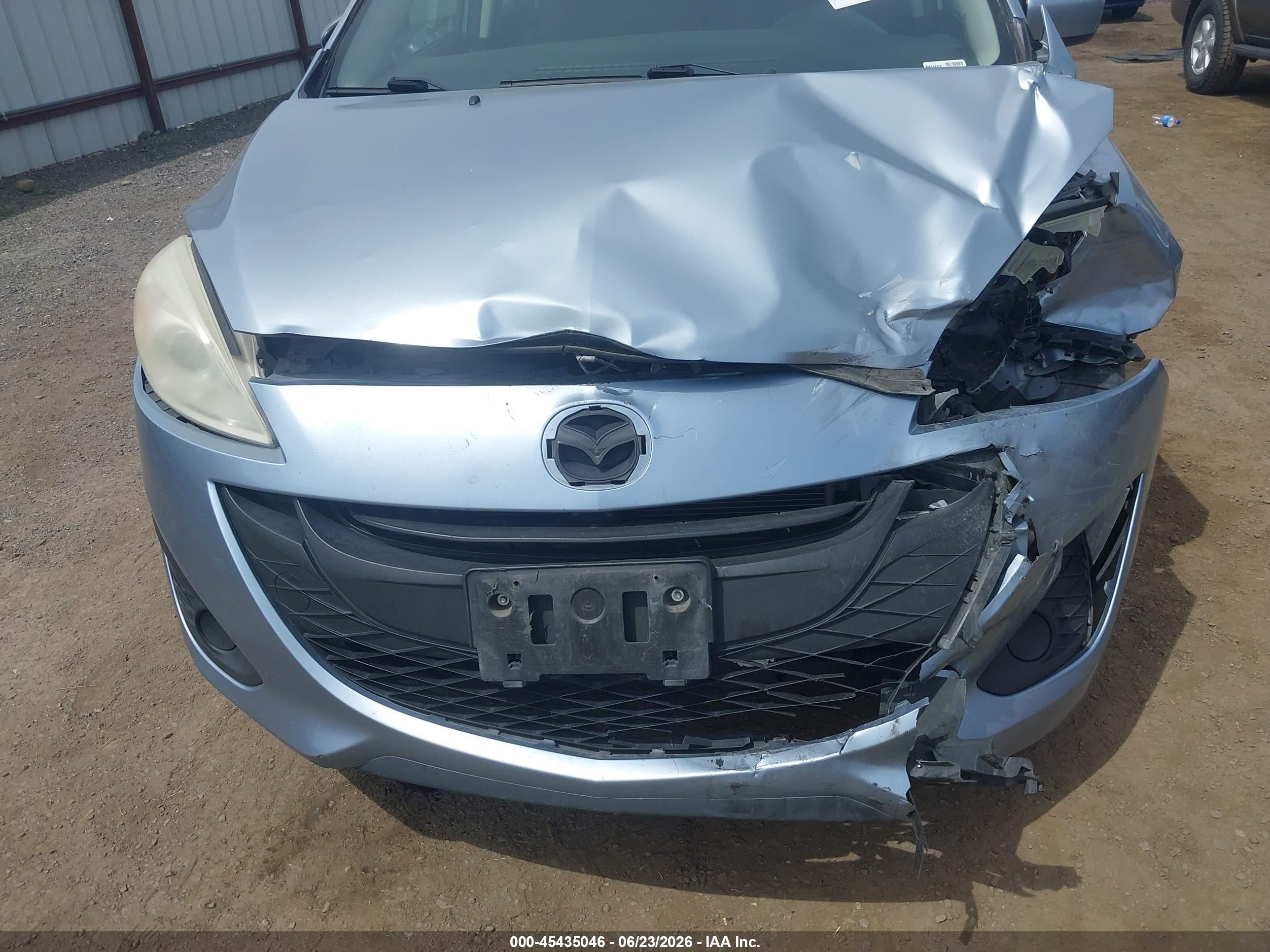 2012 Mazda Mazda5 Sport Blue vin: JM1CW2BL0C0117354