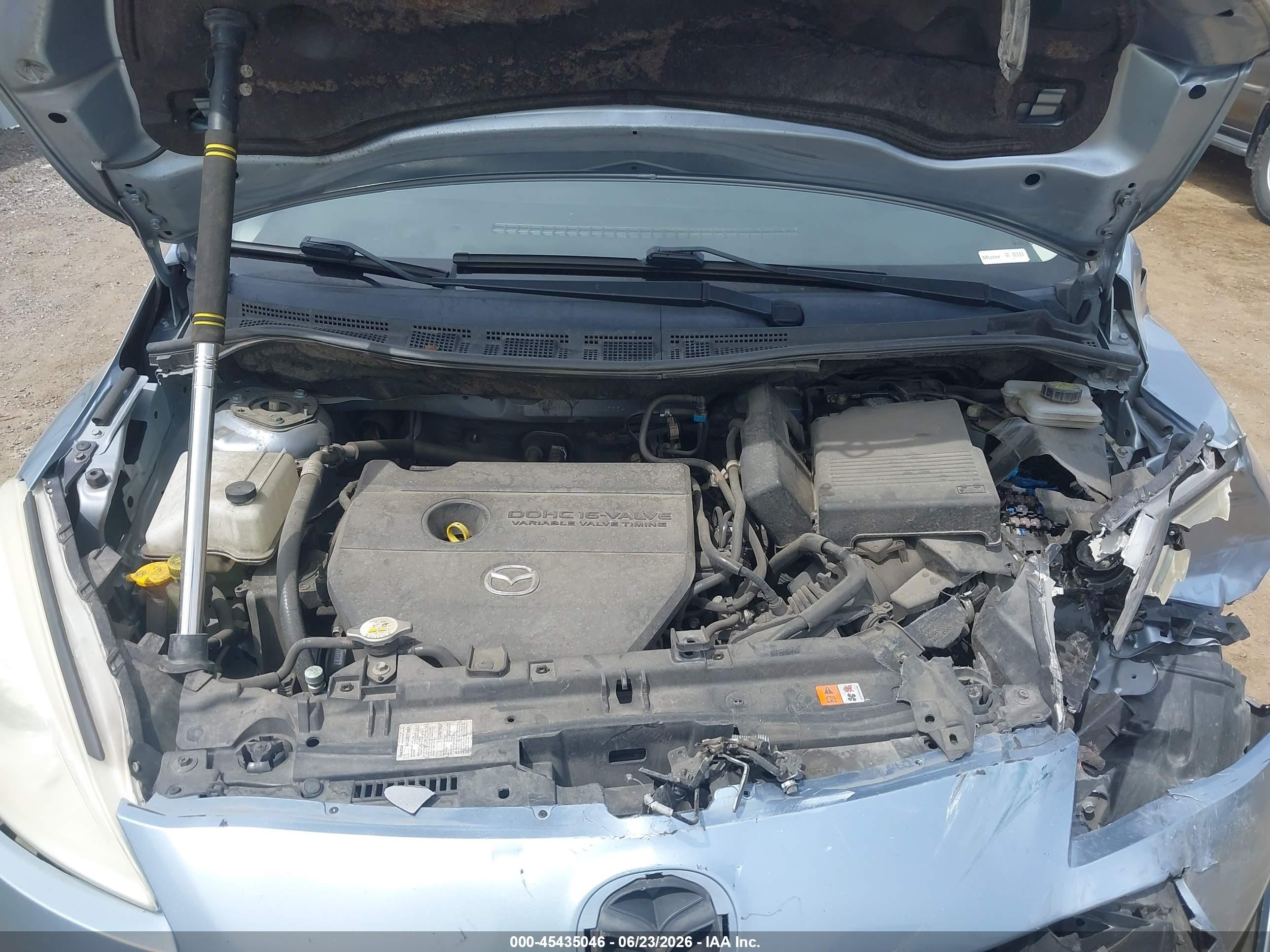 2012 Mazda Mazda5 Sport Blue vin: JM1CW2BL0C0117354