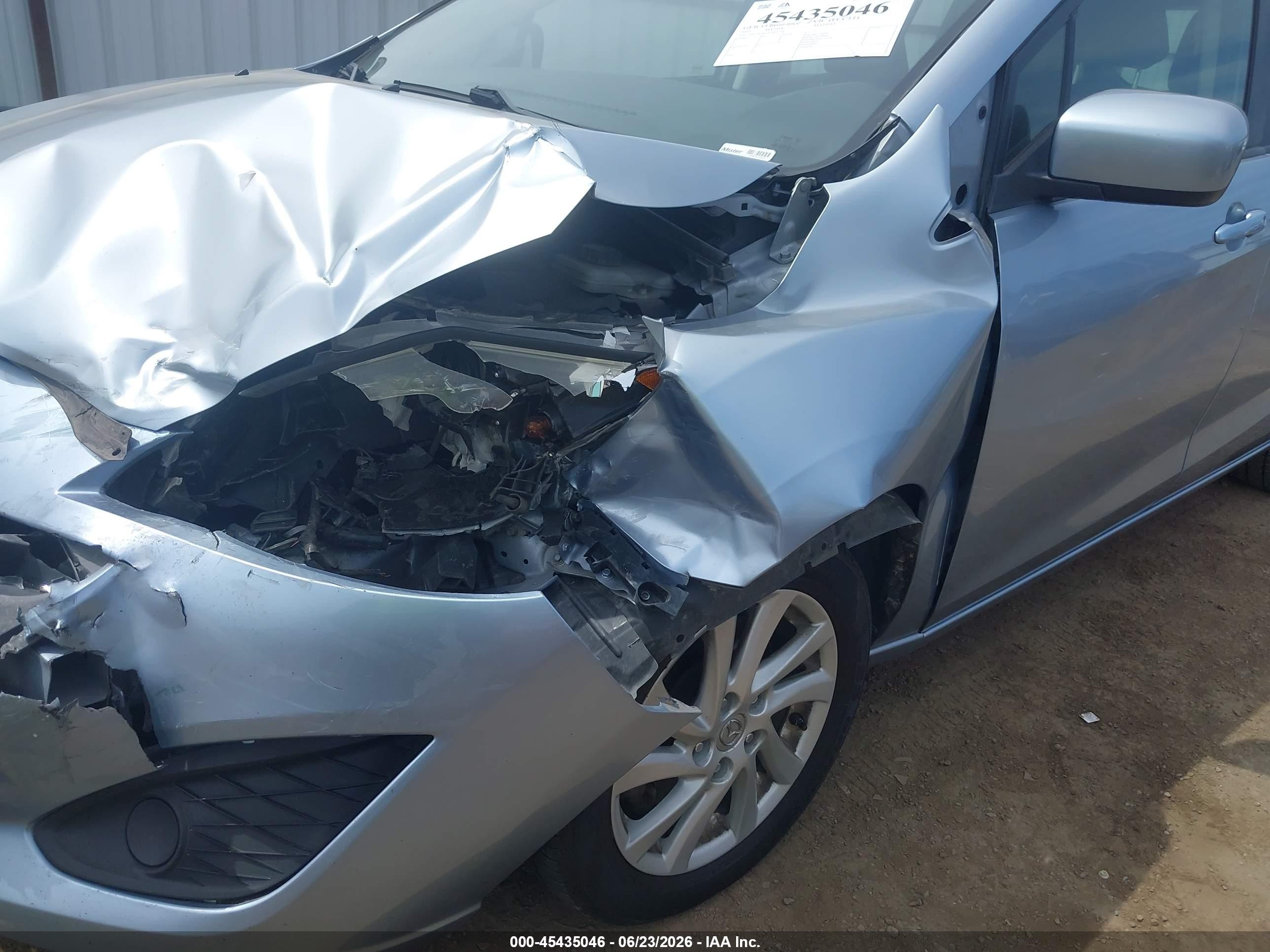 2012 Mazda Mazda5 Sport Blue vin: JM1CW2BL0C0117354