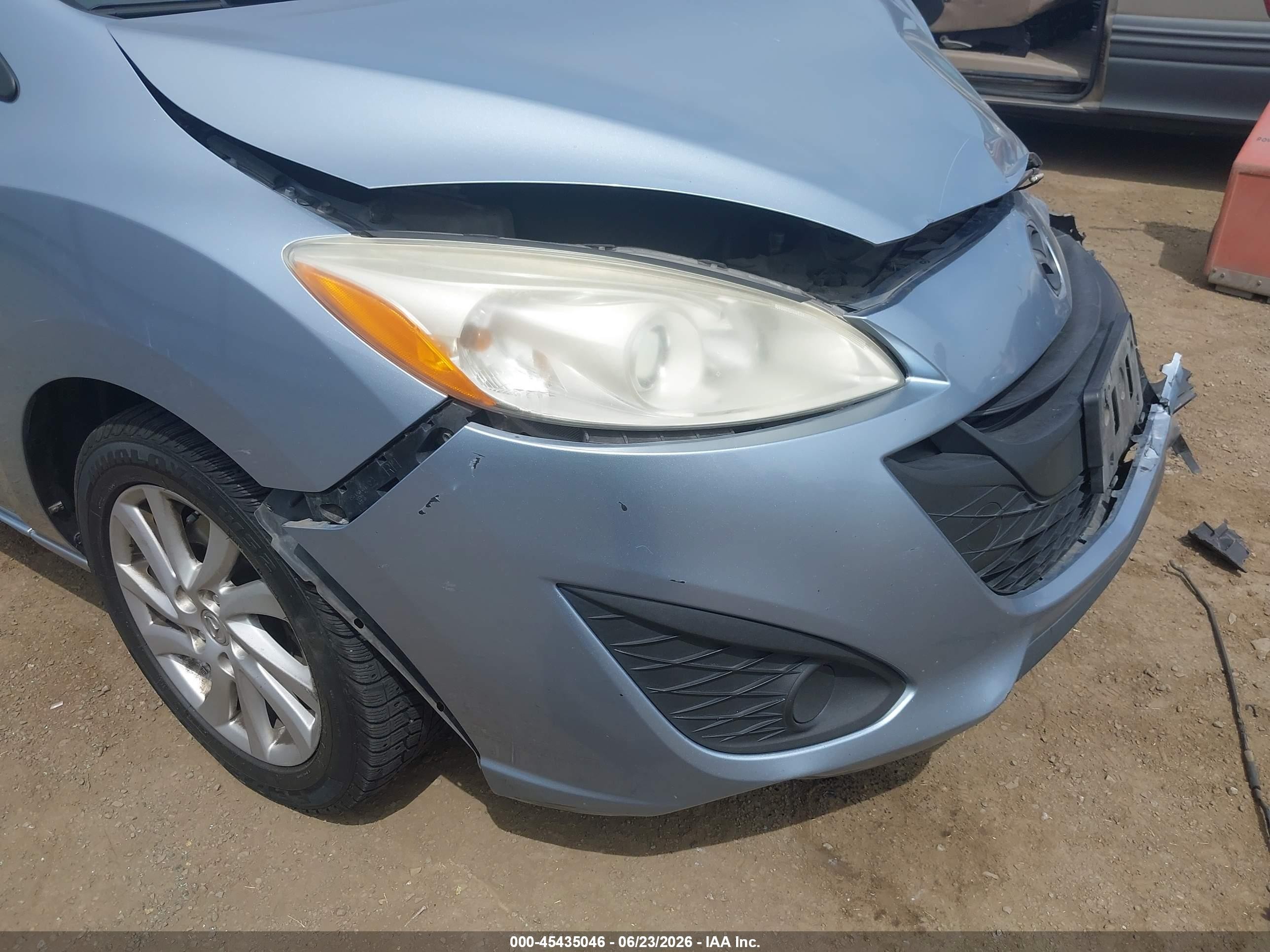 2012 Mazda Mazda5 Sport Blue vin: JM1CW2BL0C0117354