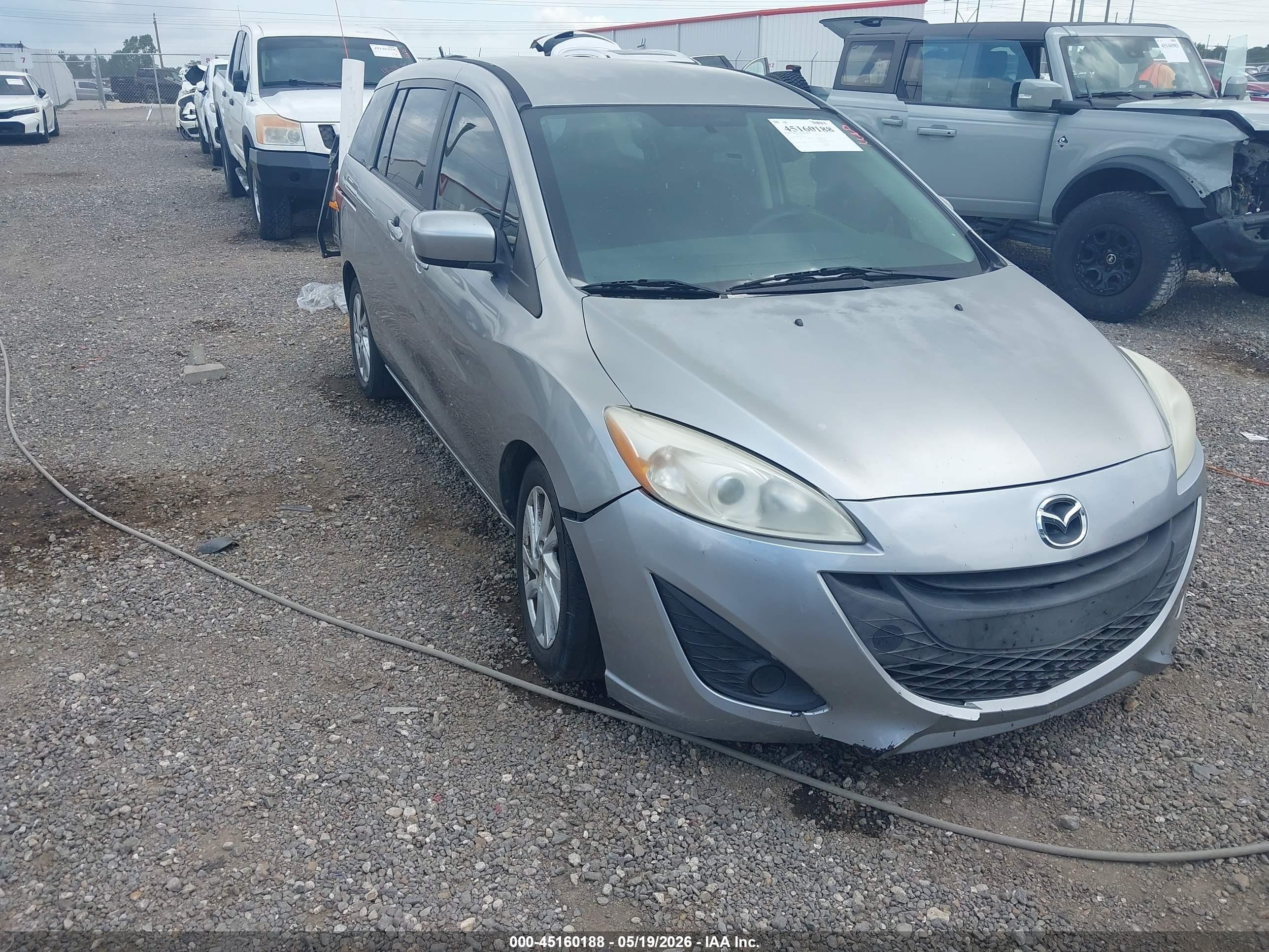 2012 Mazda Mazda5 Sport Серый vin: JM1CW2BL0C0117645