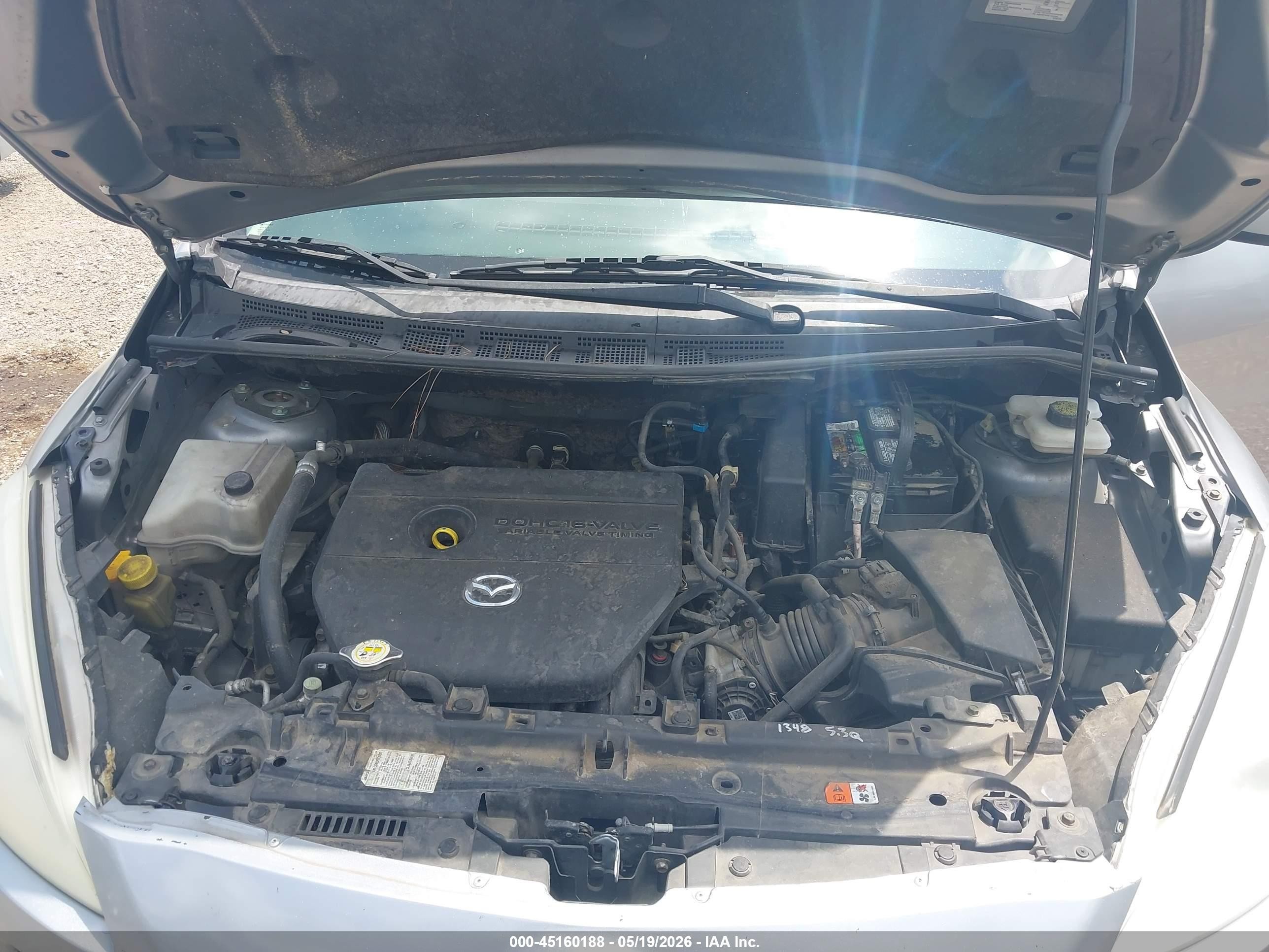 2012 Mazda Mazda5 Sport Серый vin: JM1CW2BL0C0117645