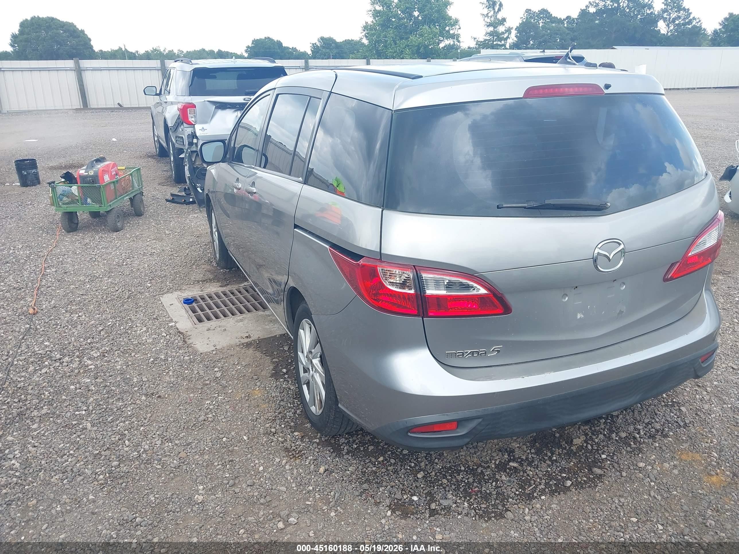 2012 Mazda Mazda5 Sport Серый vin: JM1CW2BL0C0117645