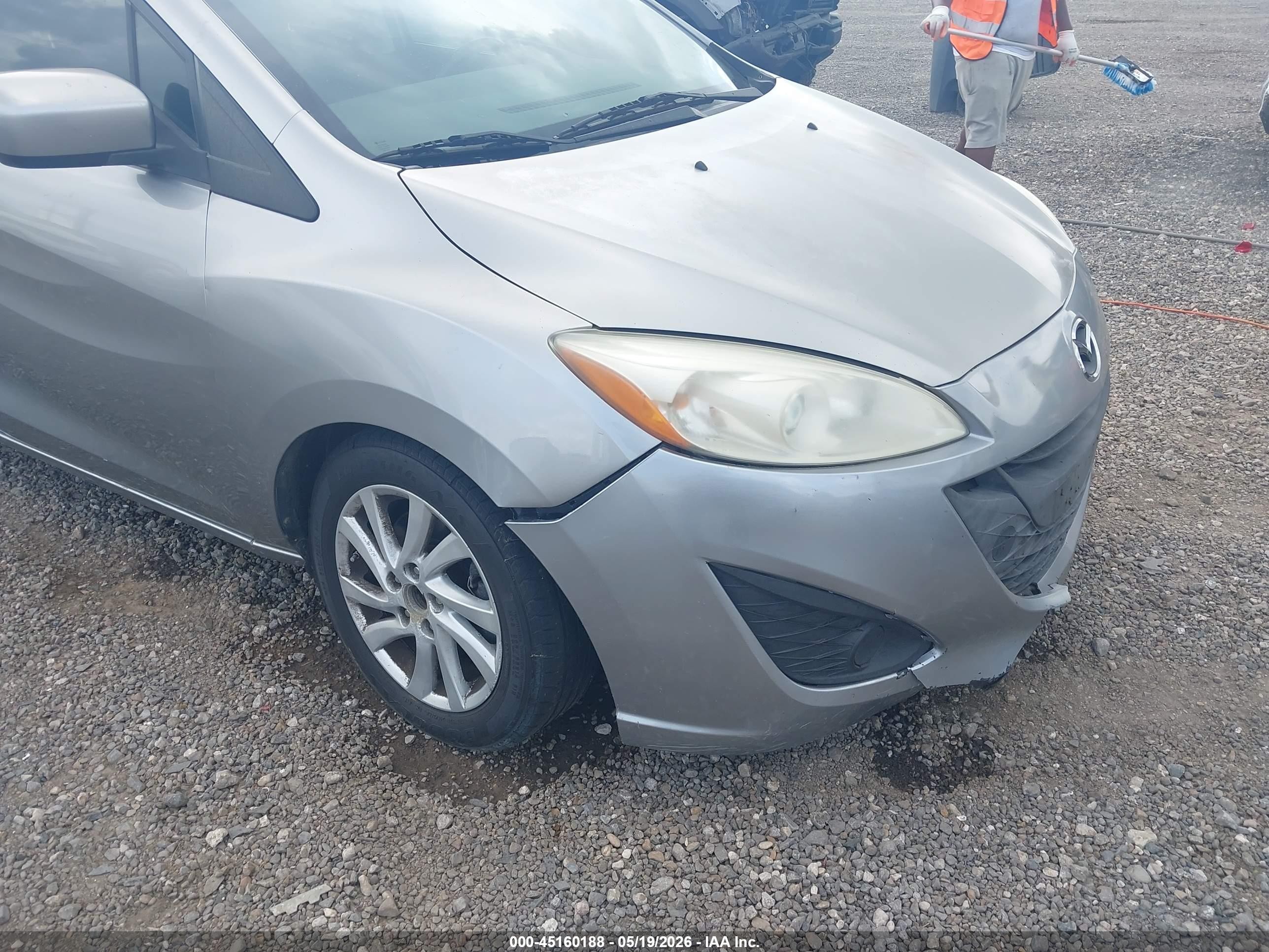 2012 Mazda Mazda5 Sport Серый vin: JM1CW2BL0C0117645