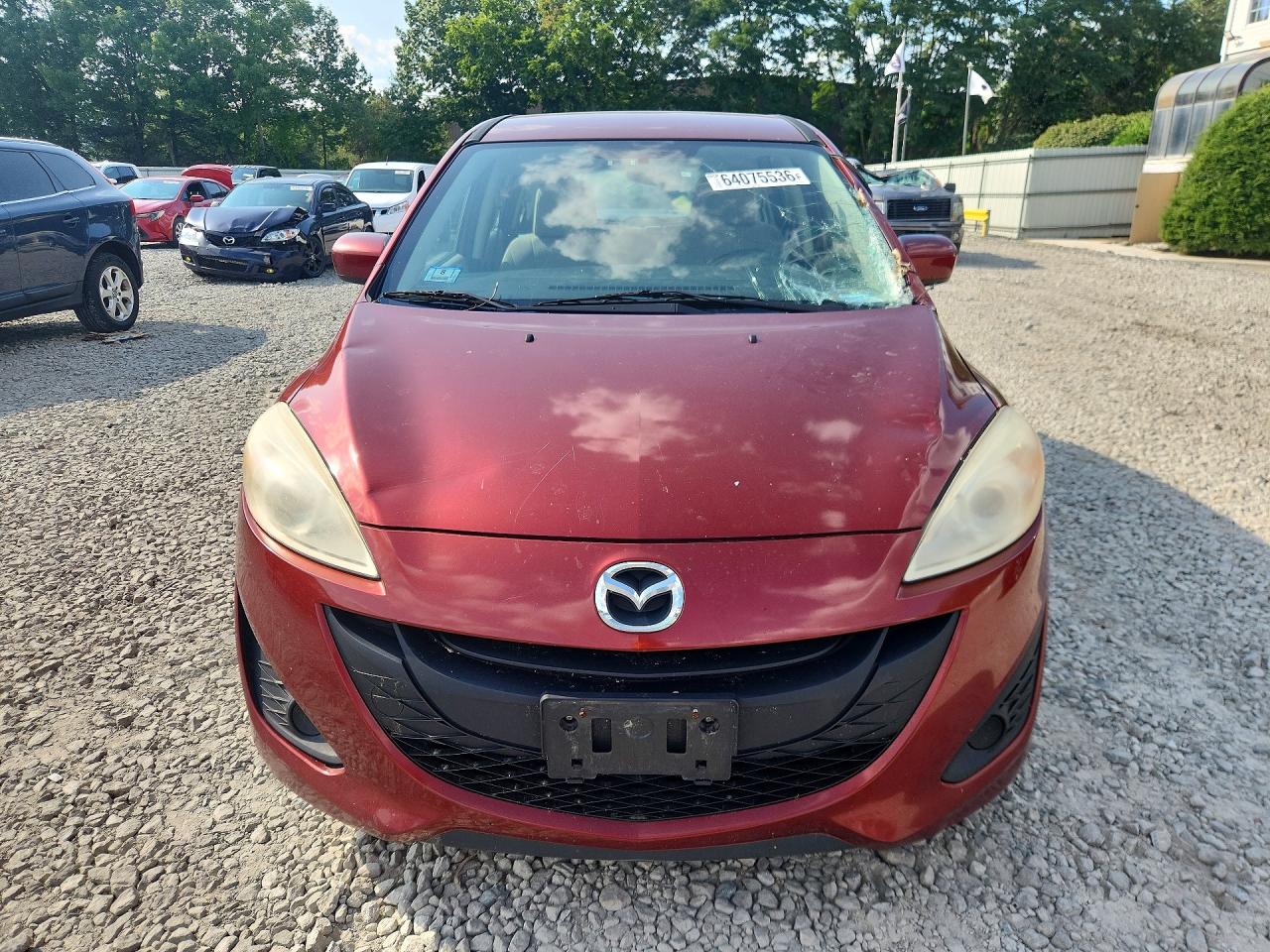 2012 Mazda 5 Red vin: JM1CW2BL0C0119654