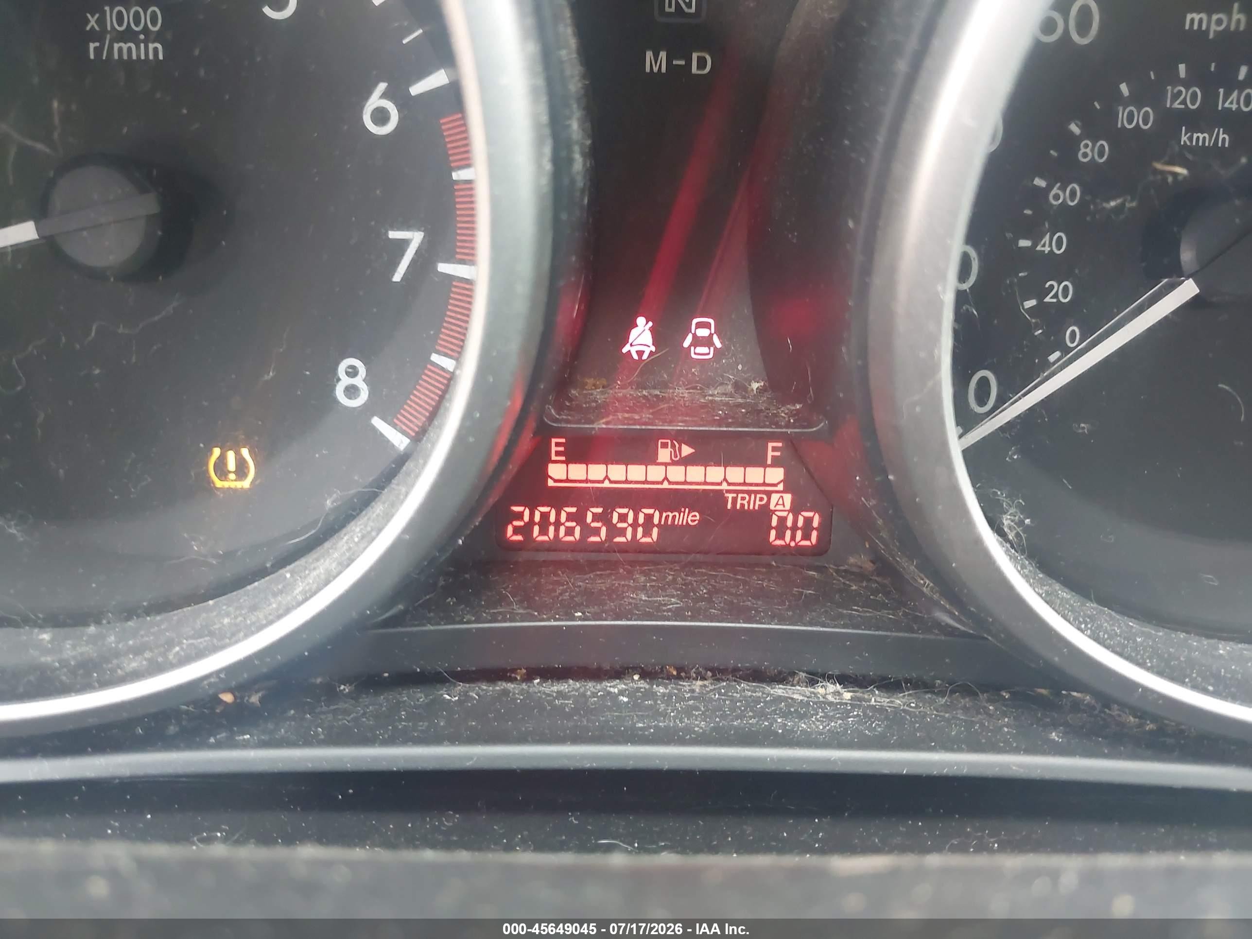 2012 Mazda Mazda5 Sport Blue vin: JM1CW2BL0C0132730