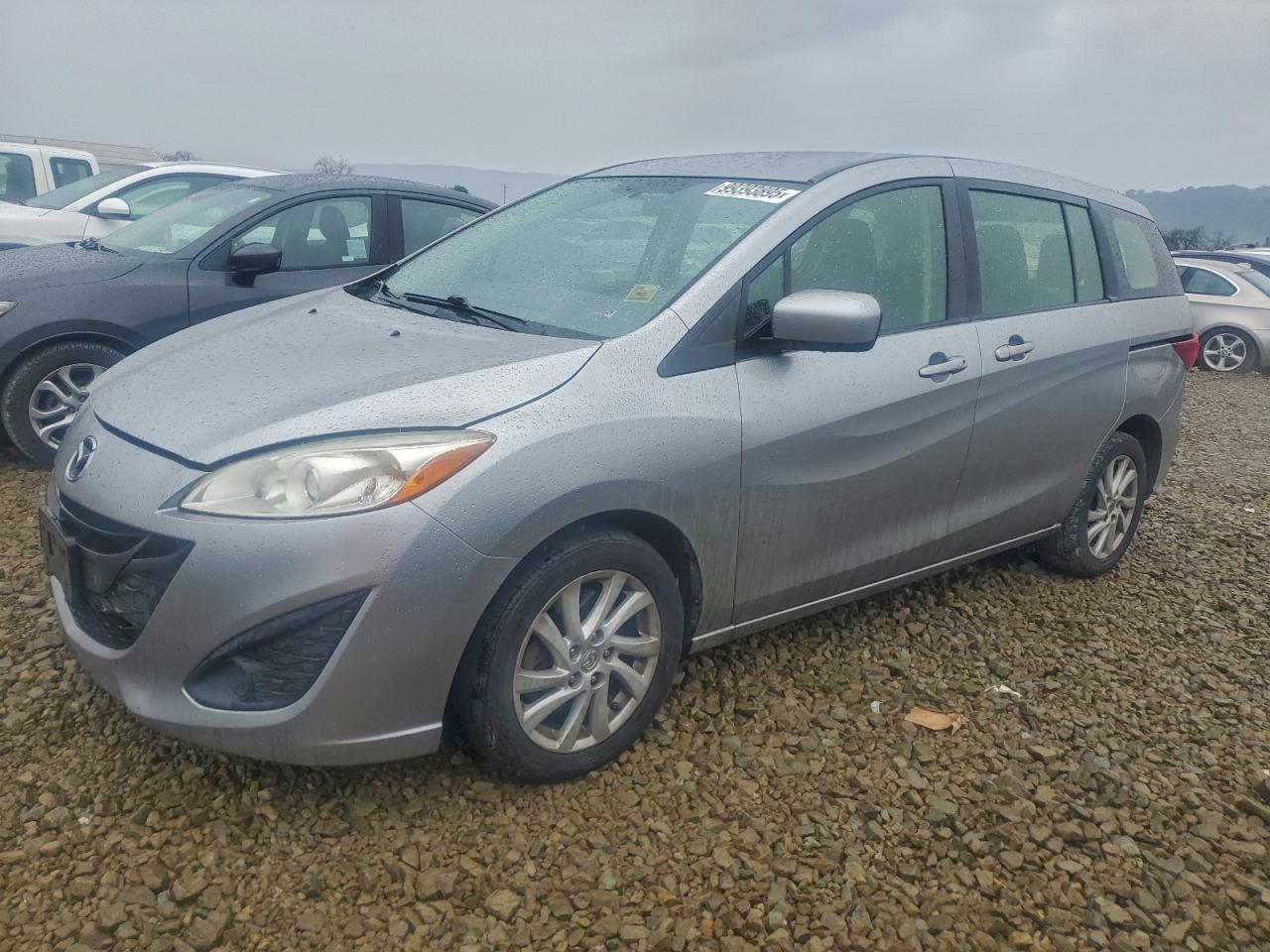 2012 Mazda 5 Silver vin: JM1CW2BL0C0134378